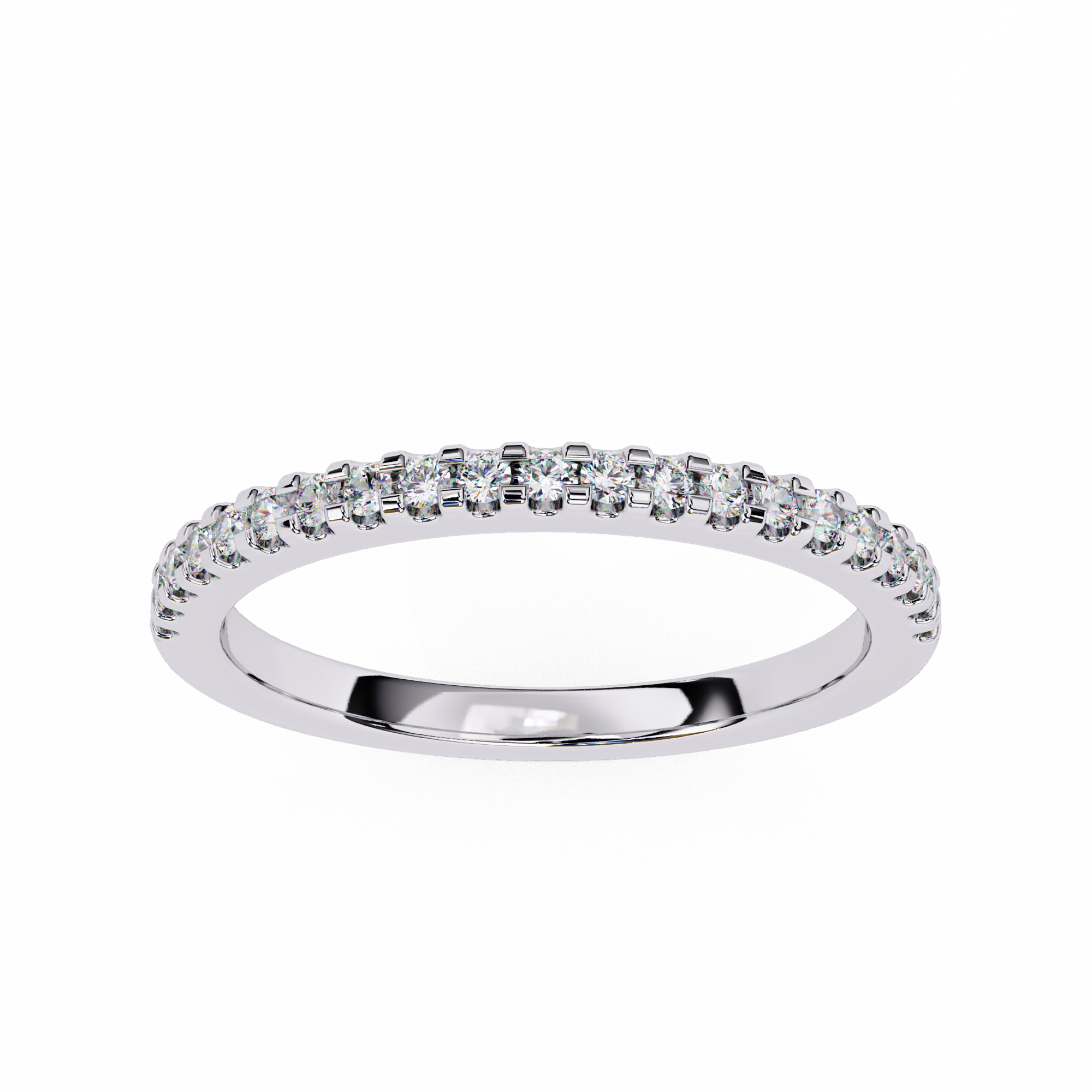 0.22 carat round band