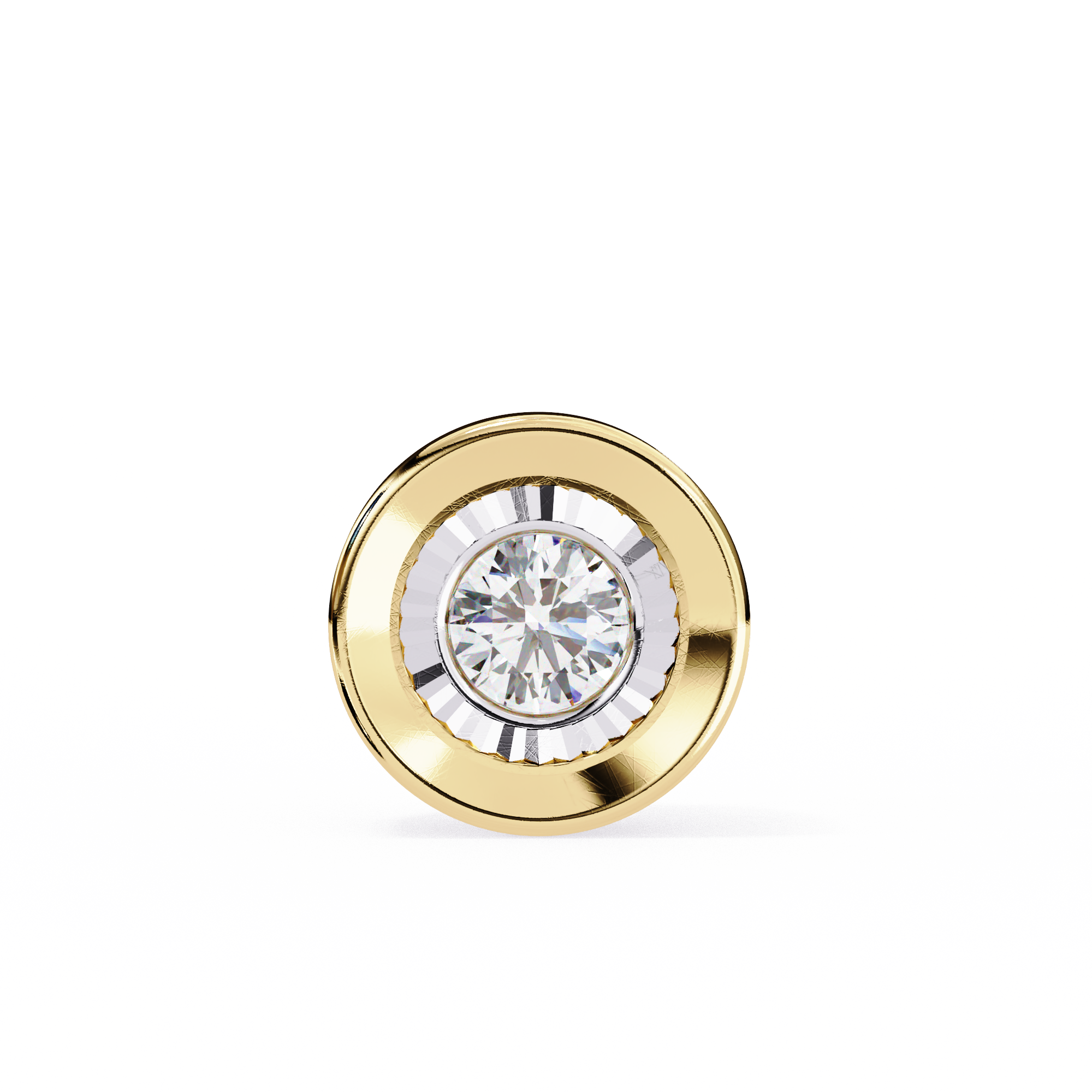 1.36 carat round pendant