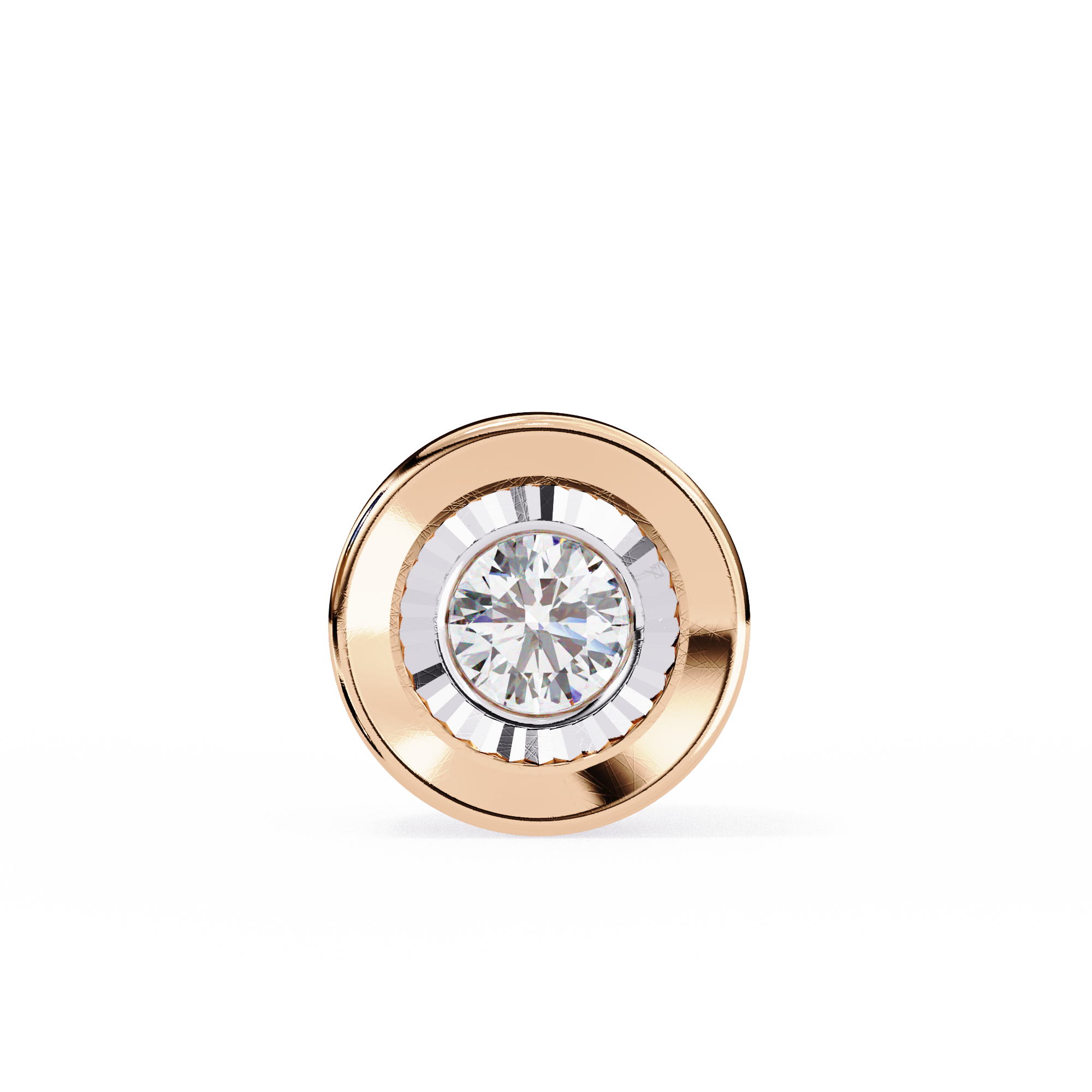 0.26 ct Brilliant Halo Pendant 9k