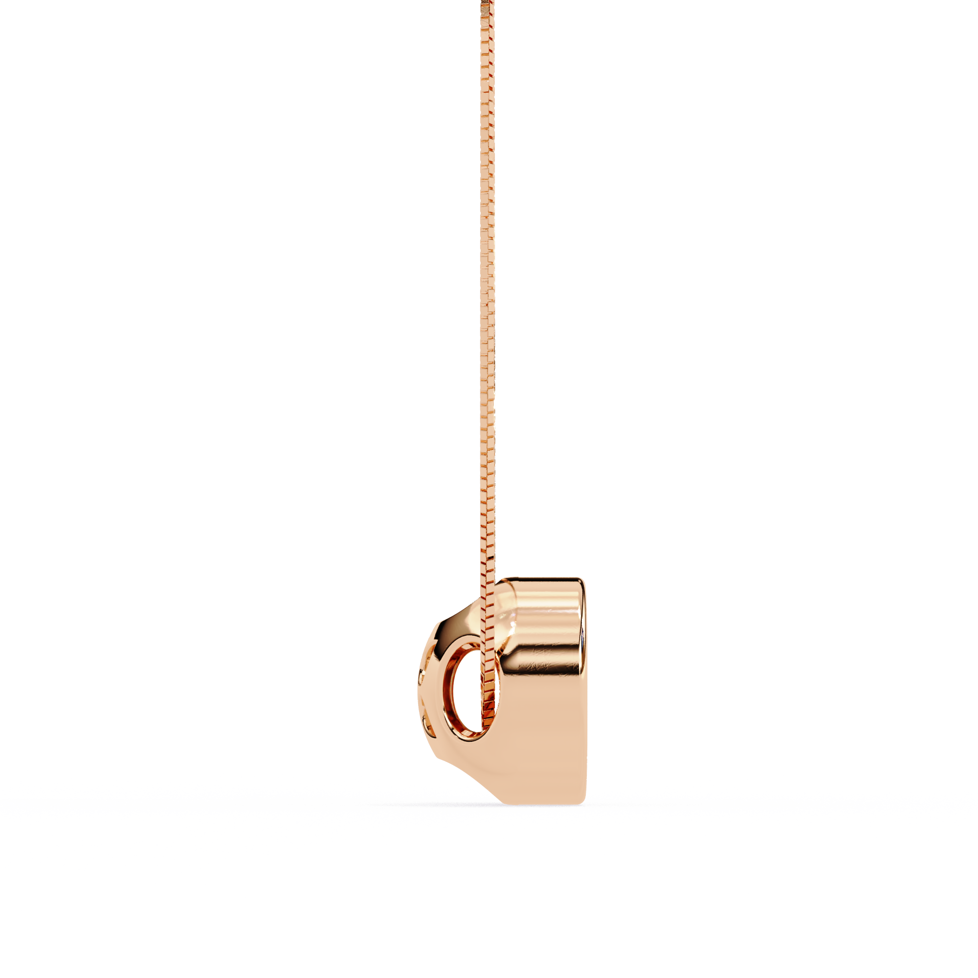 0.26 ct Brilliant Halo Pendant 9k
