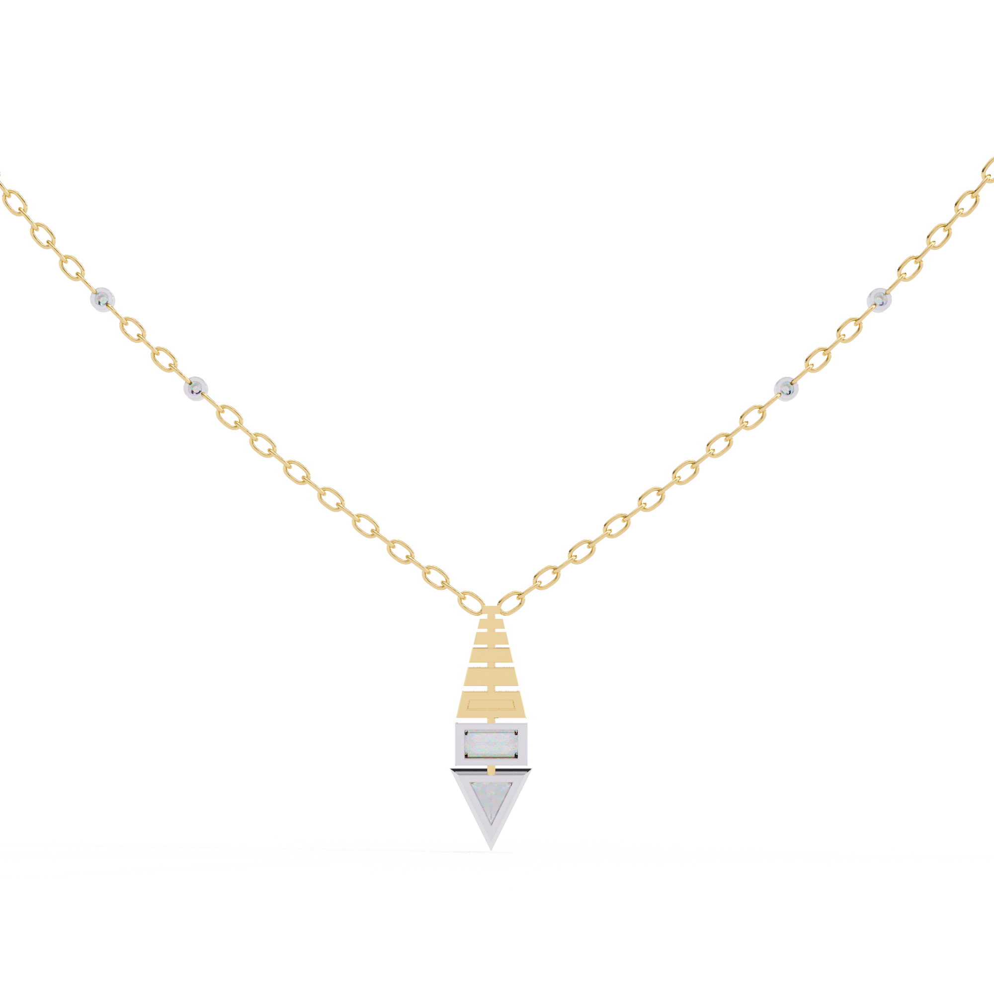 0.62 ct Eterna Prism Pendant 9k
