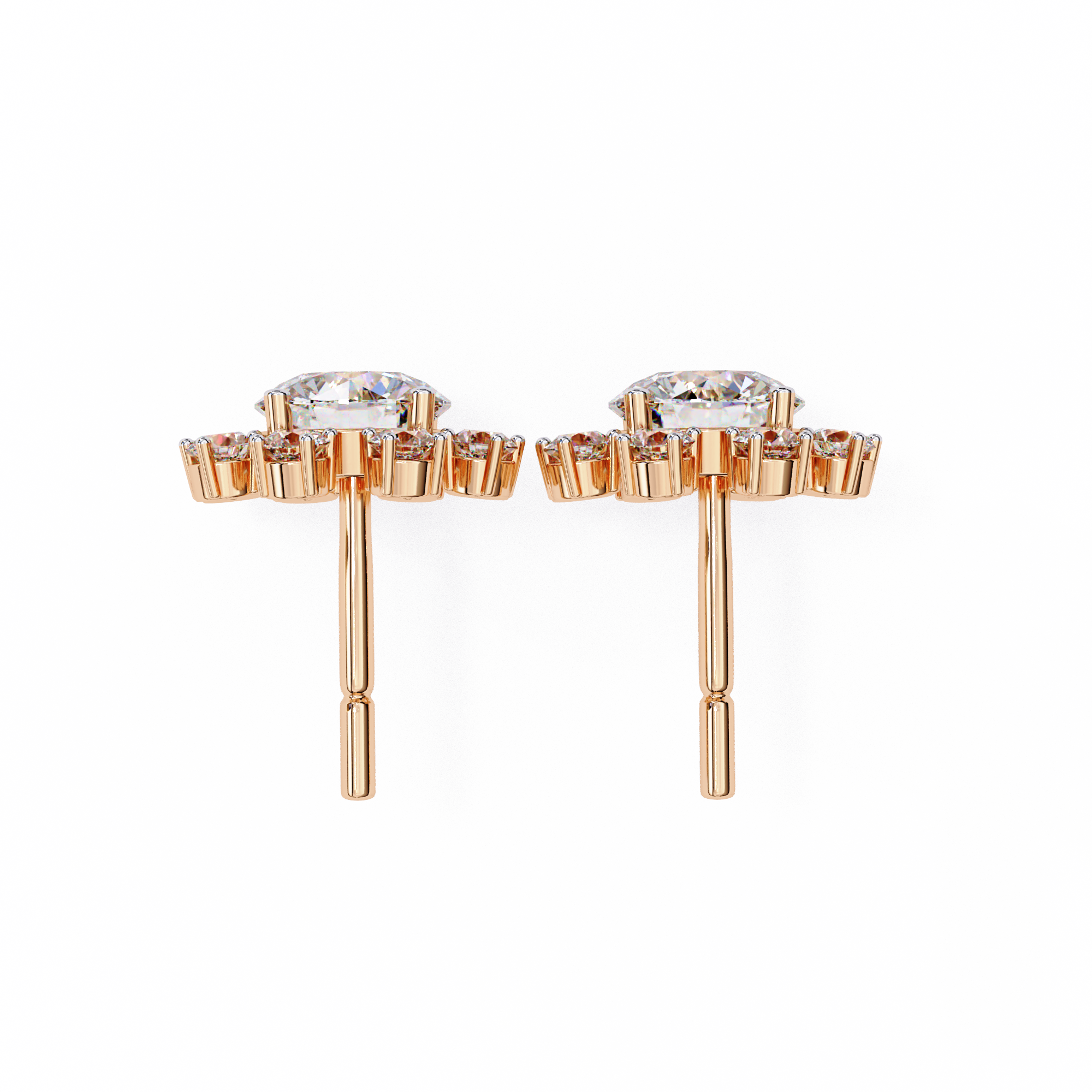 1.21 ct Infinity Brilliance Earrings 9k
