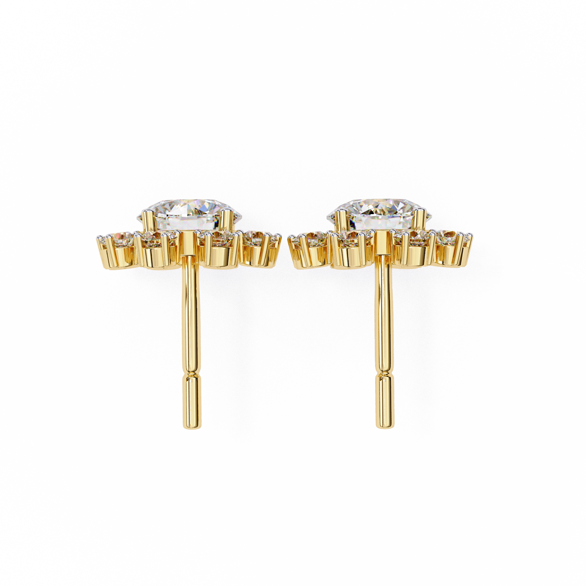 1.21 ct Infinity Brilliance Earrings 9k