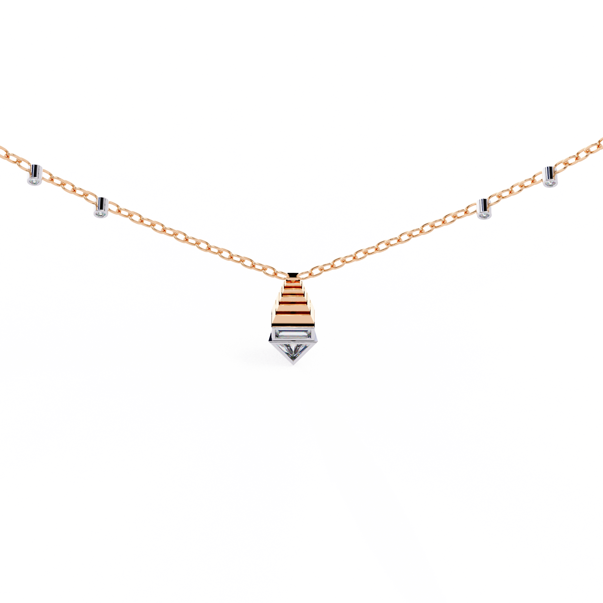 0.62 ct Eterna Prism Pendant 9k
