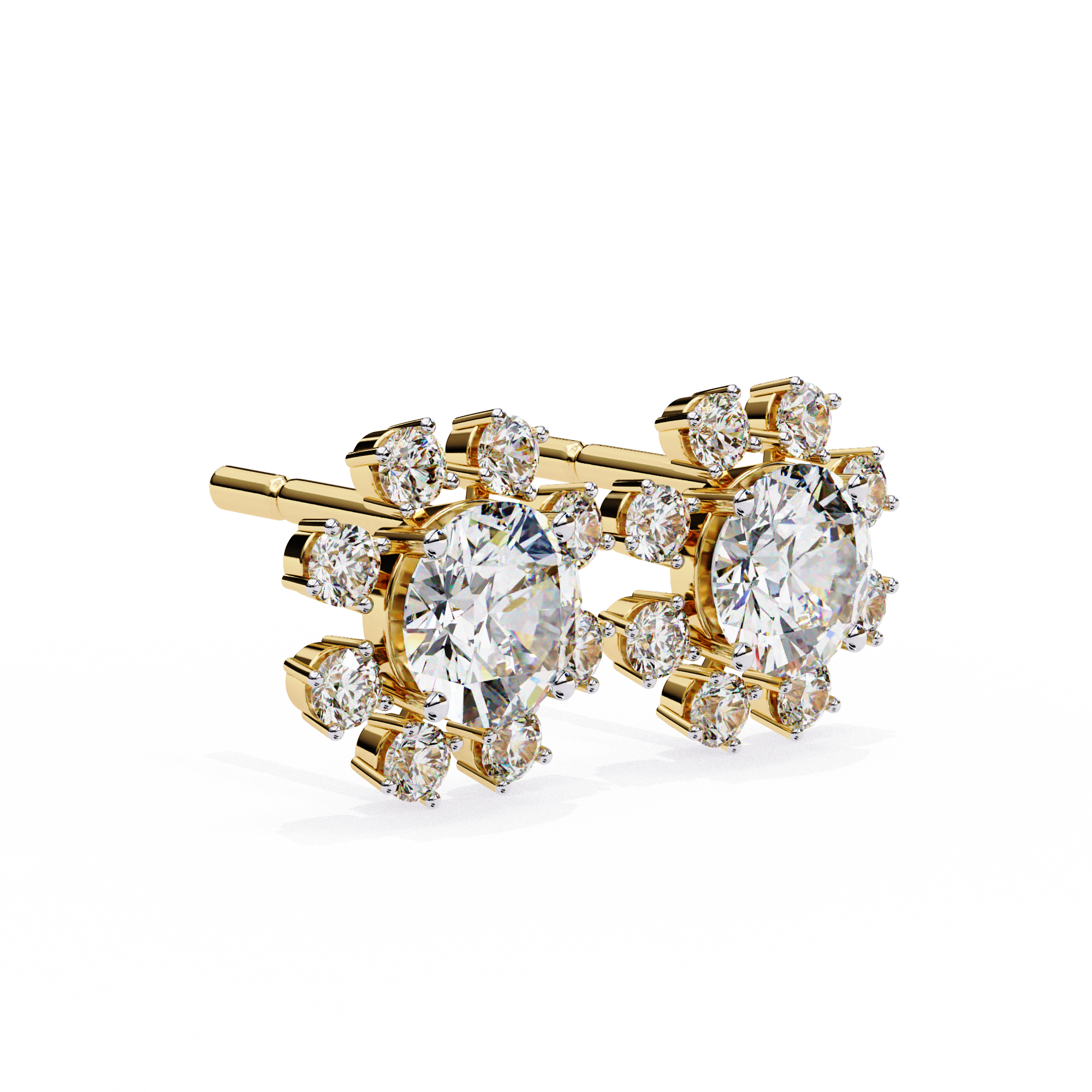 1.21 ct Infinity Brilliance Earrings 9k