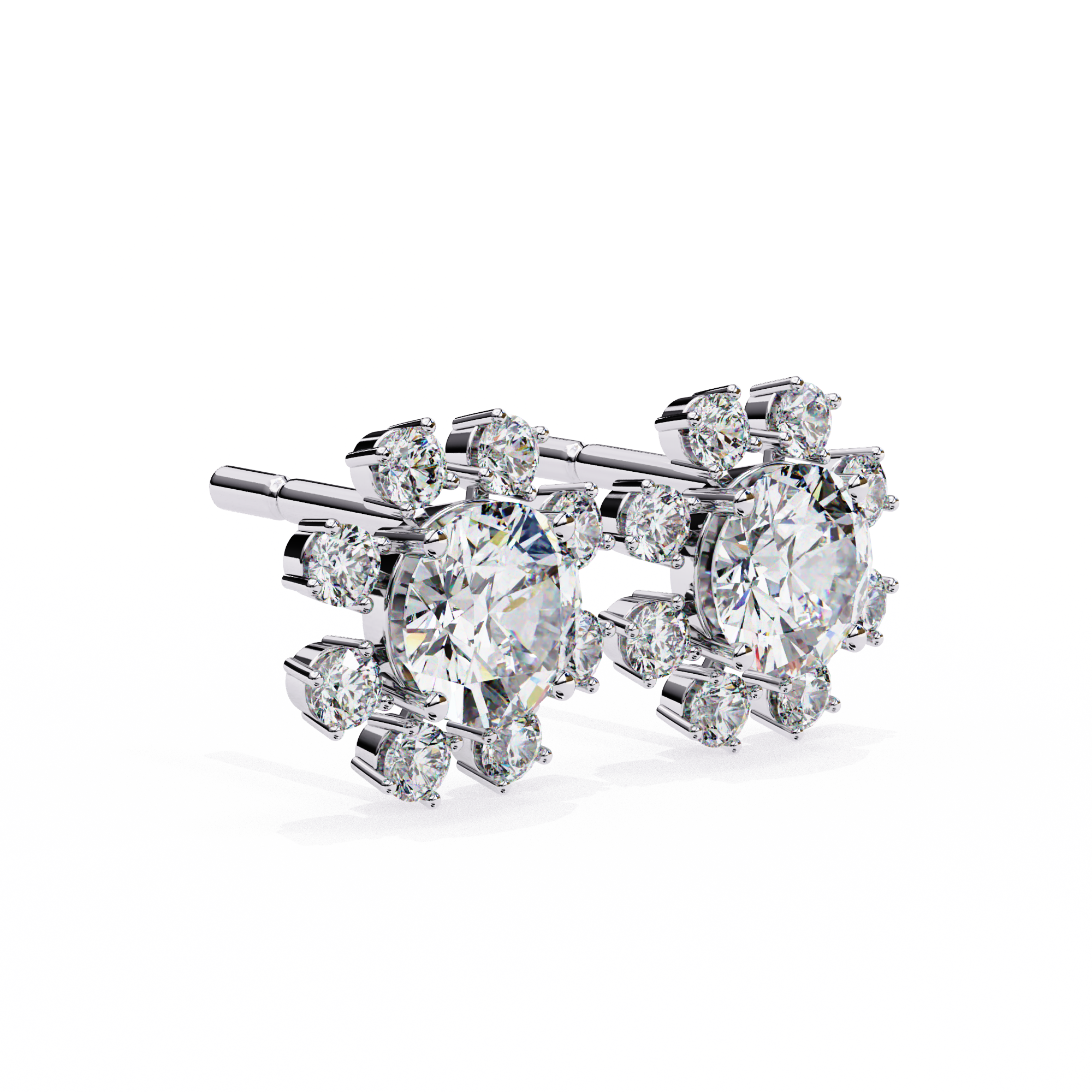 1.21 ct Infinity Brilliance Earrings 9k