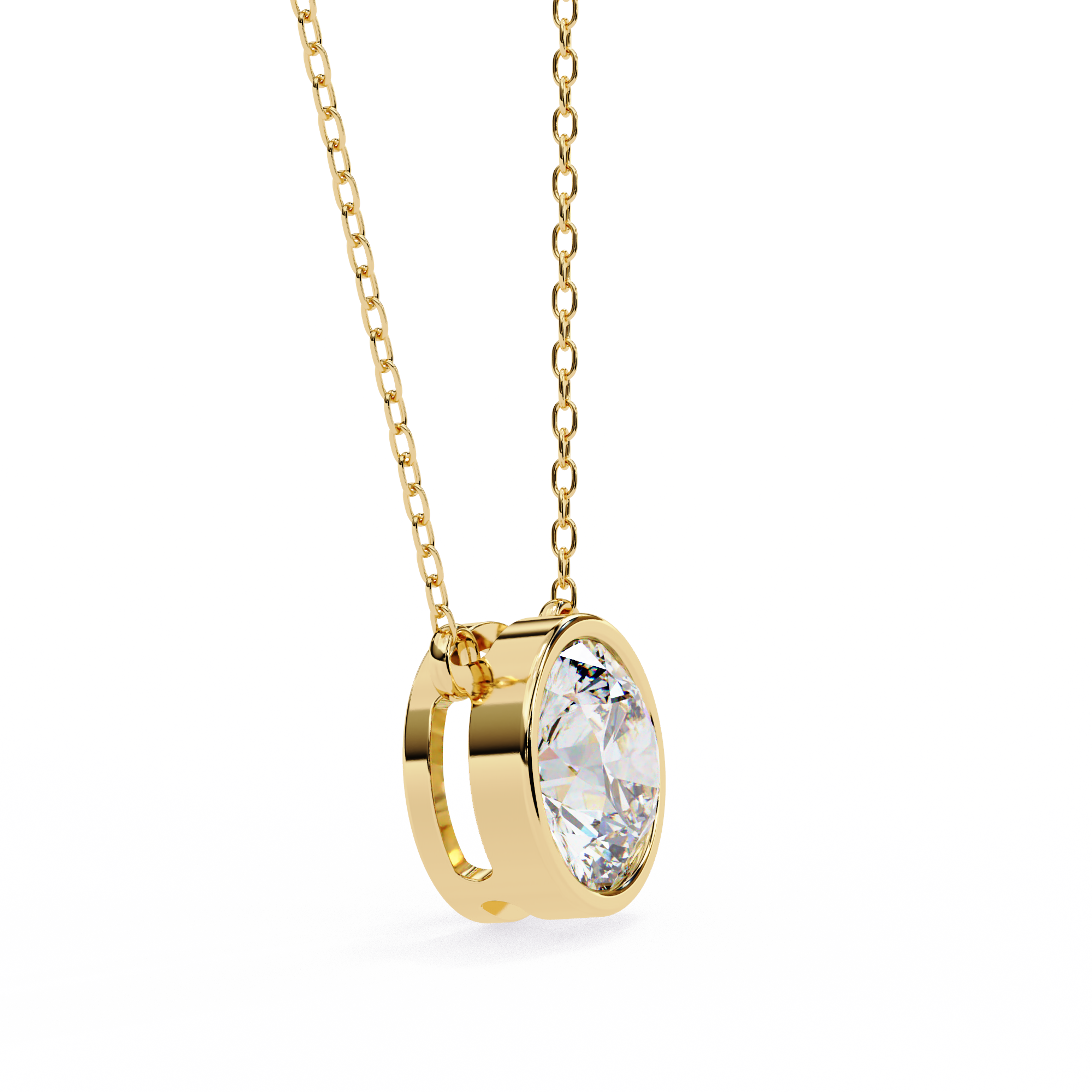 1.78 carat round pendant