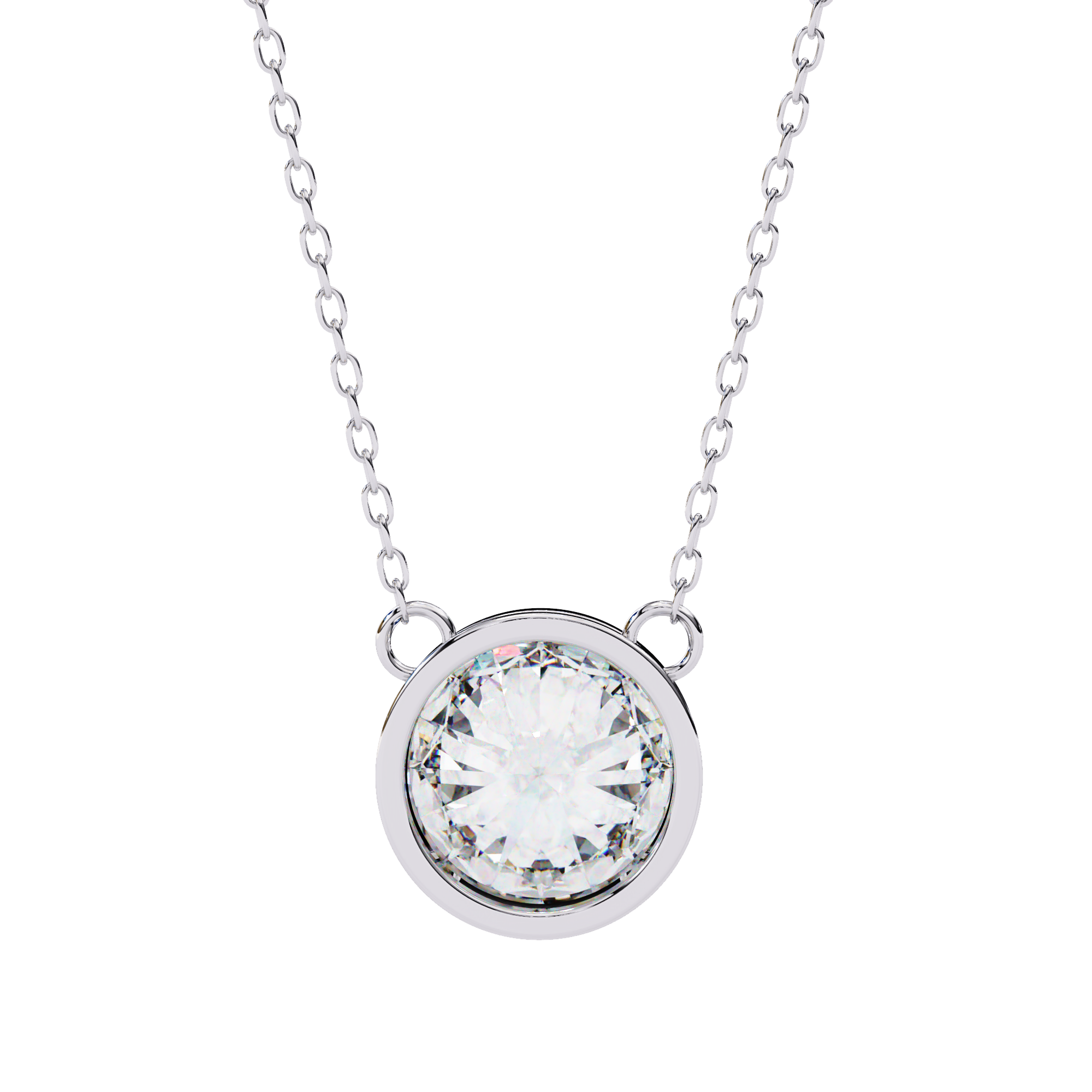 1.78 carat round pendant