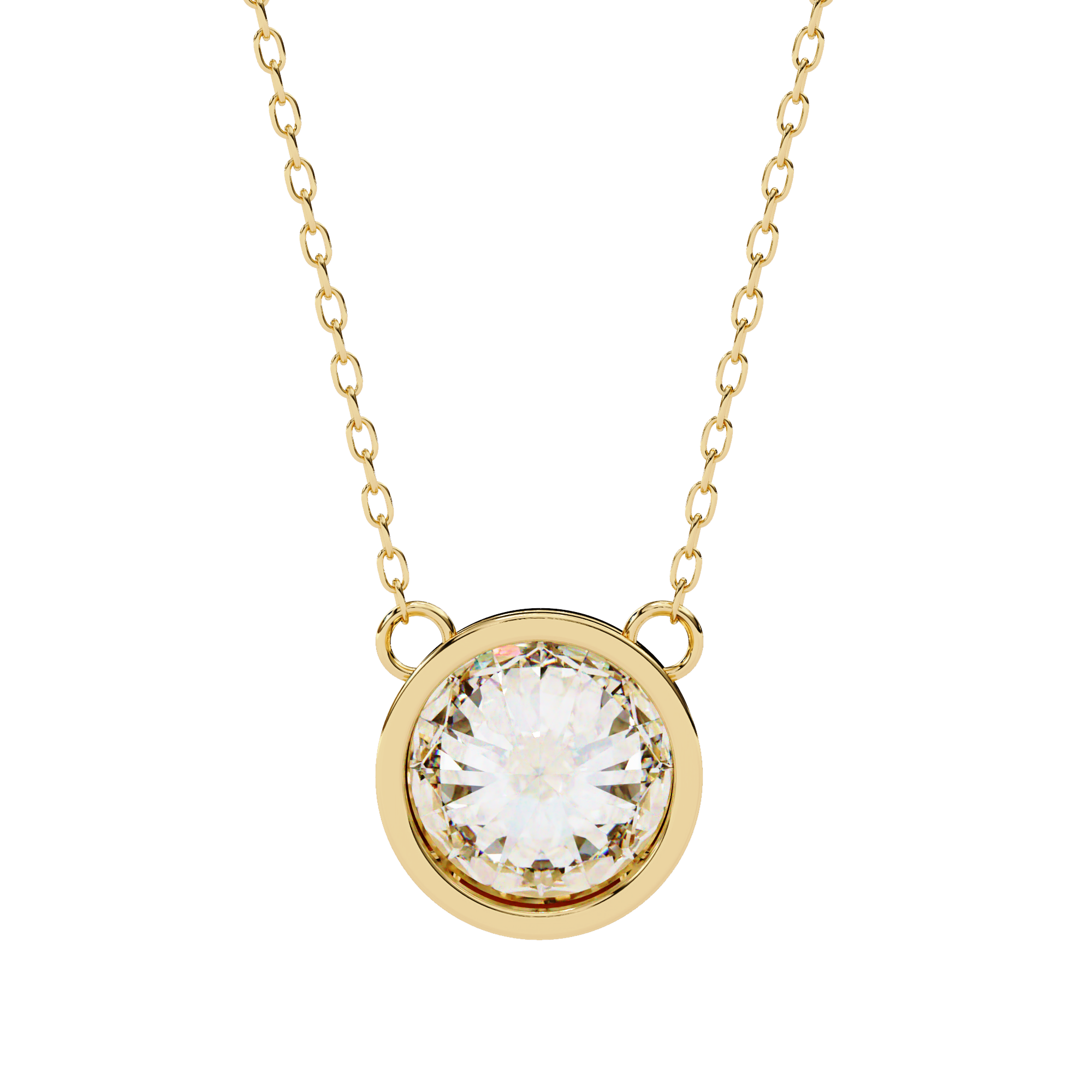 1.78 carat round pendant