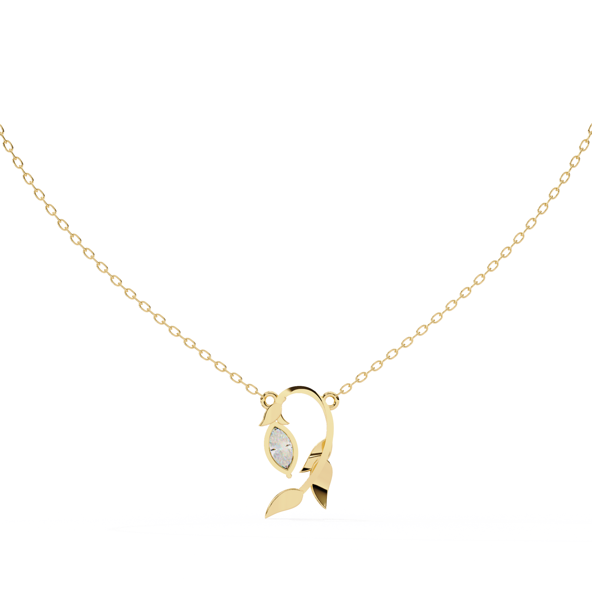 0.47 ct Ethereal Grace Pendant 9k