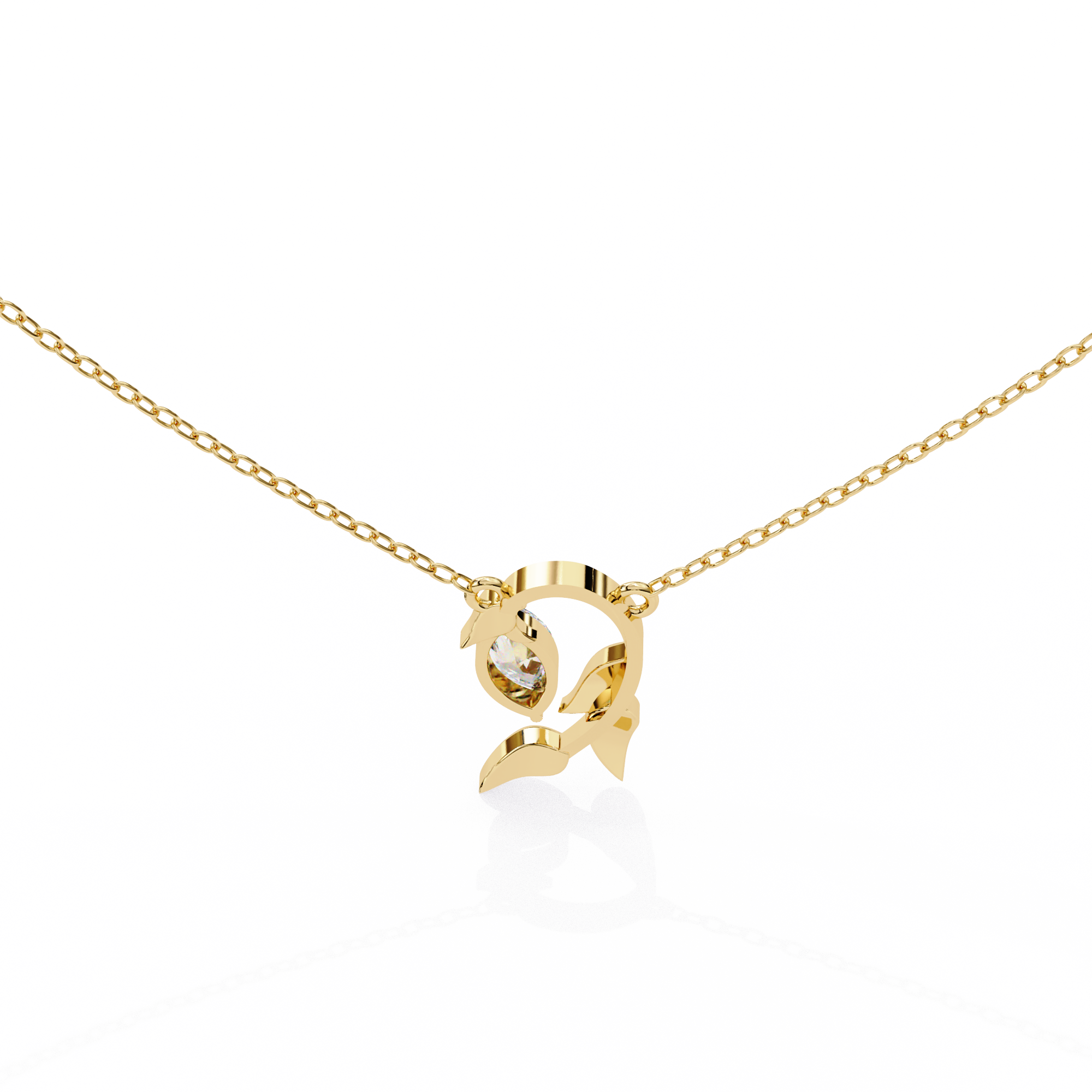 0.47 carat marquise pendant