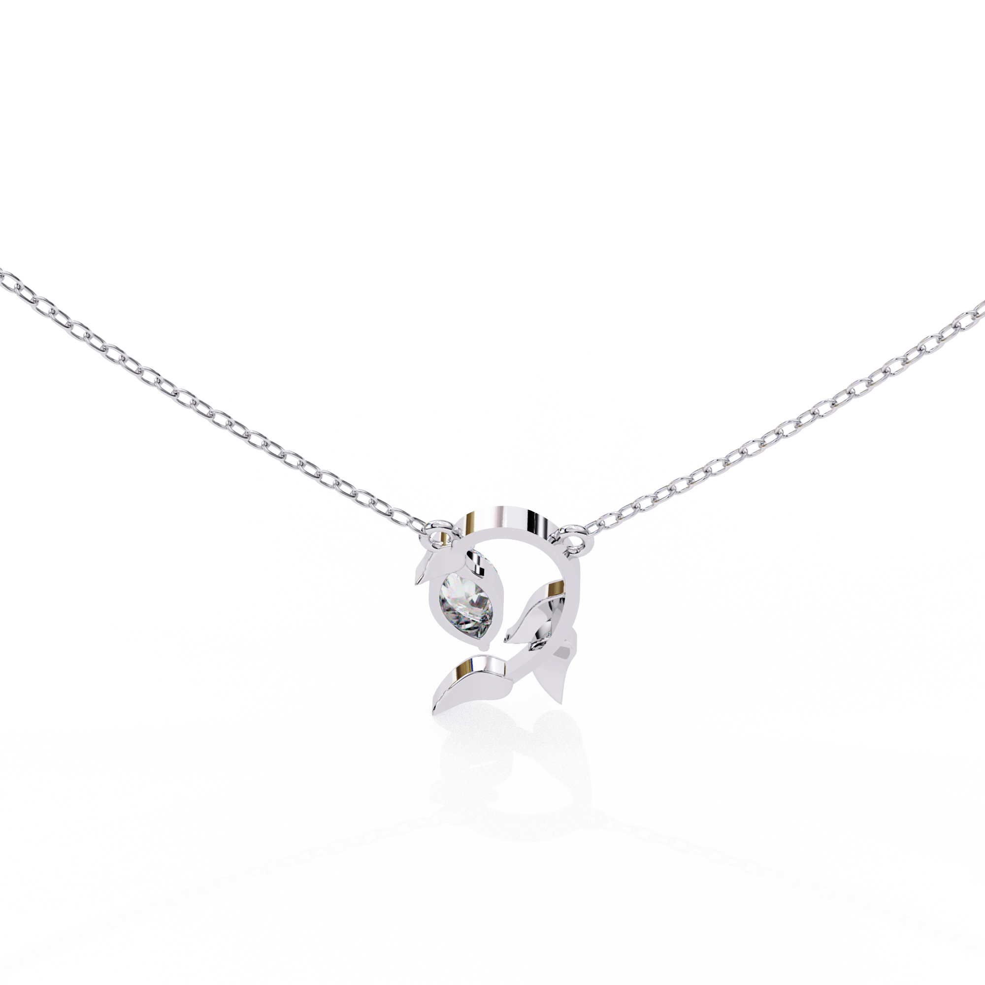 0.47 carat marquise pendant