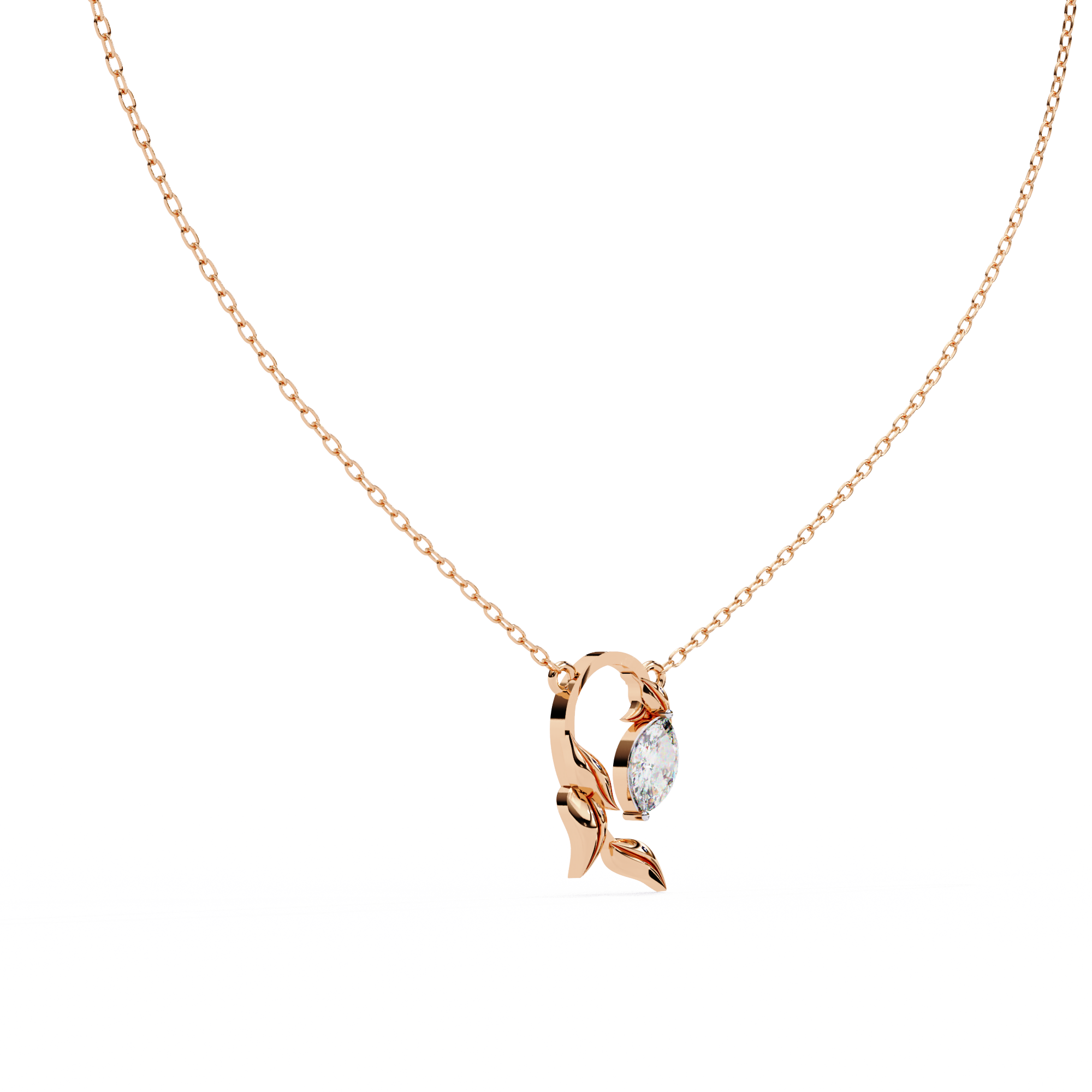 0.47 ct Ethereal Grace Pendant 9k