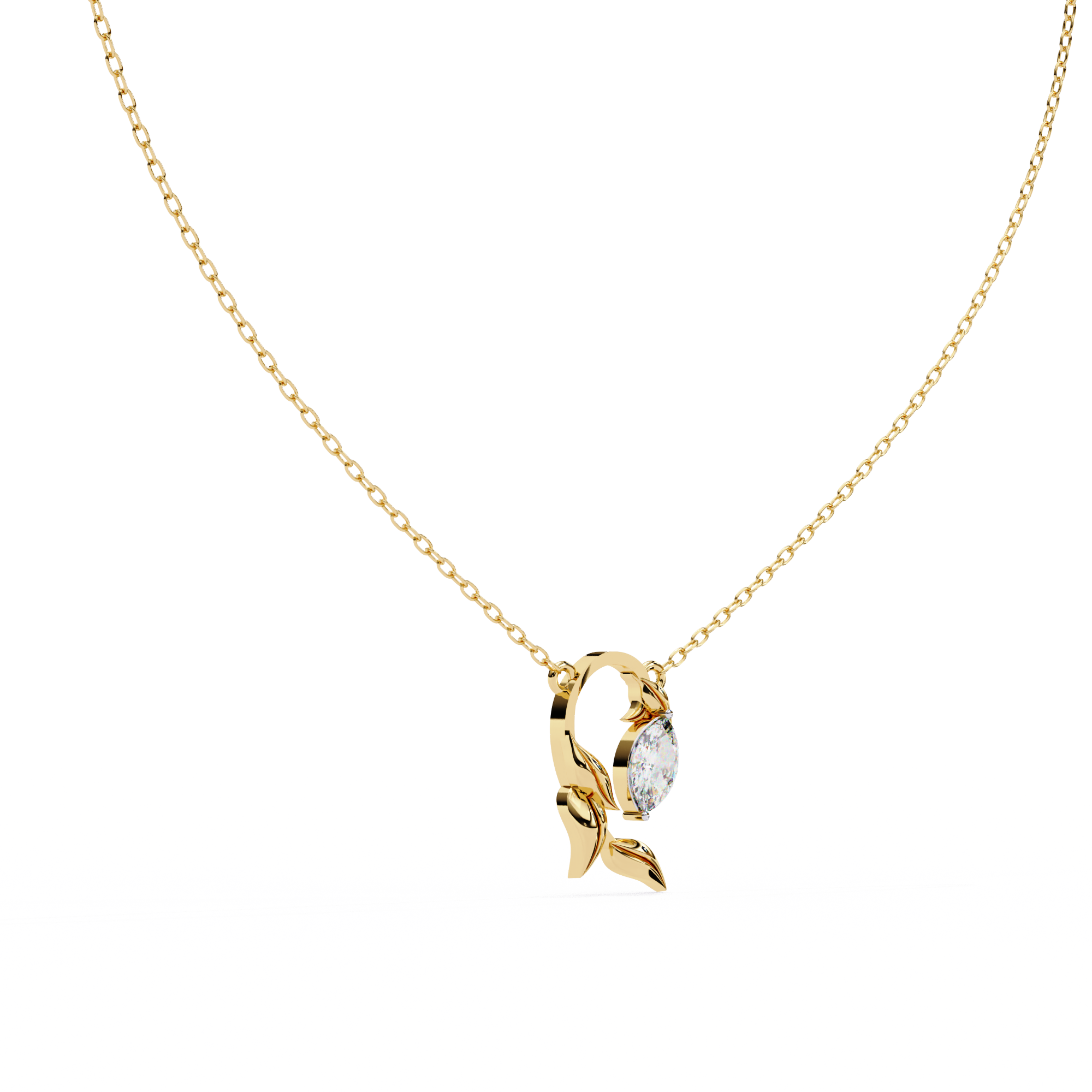 0.47 ct Ethereal Grace Pendant 9k