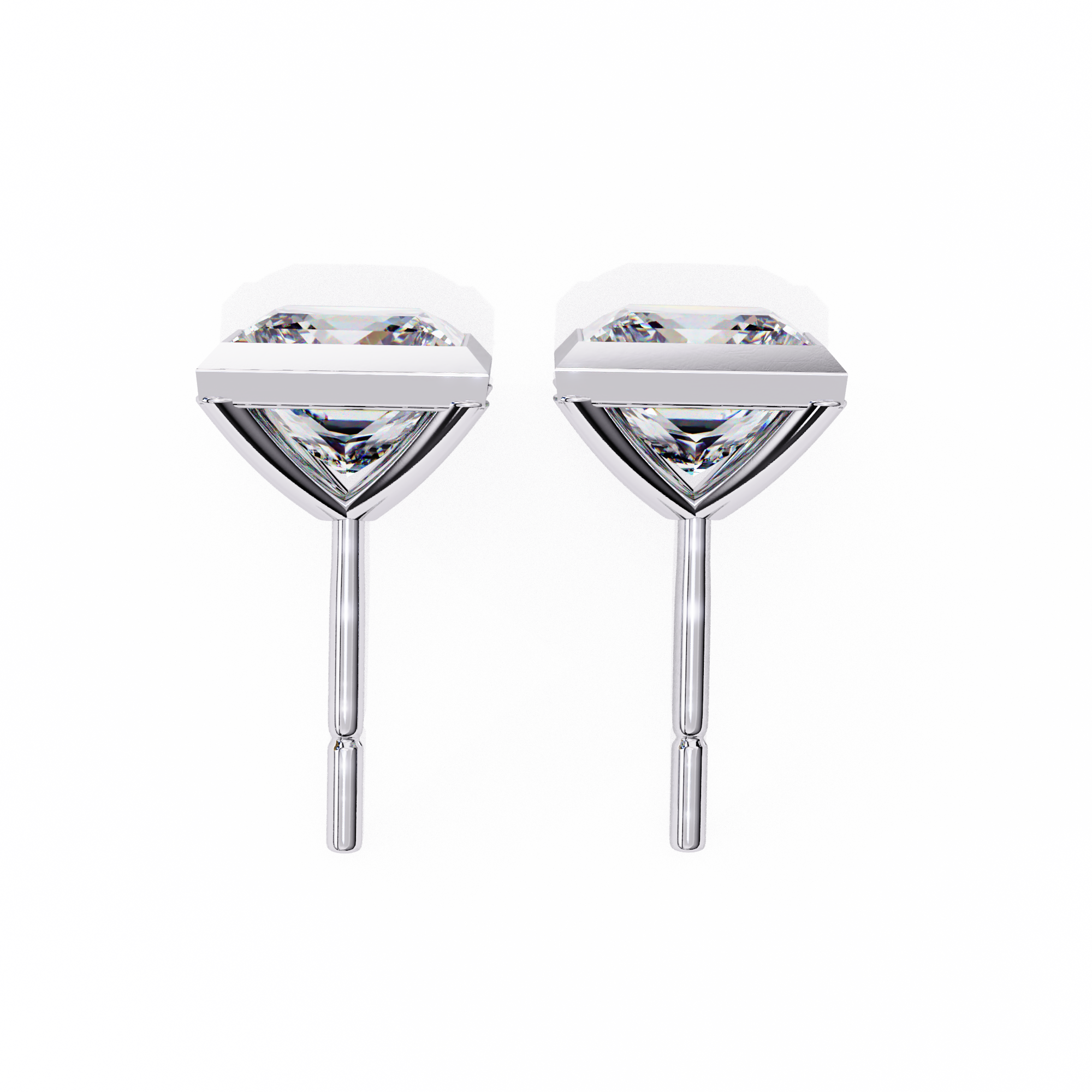 1.77 ct Radiant Majesty Earrings 9k