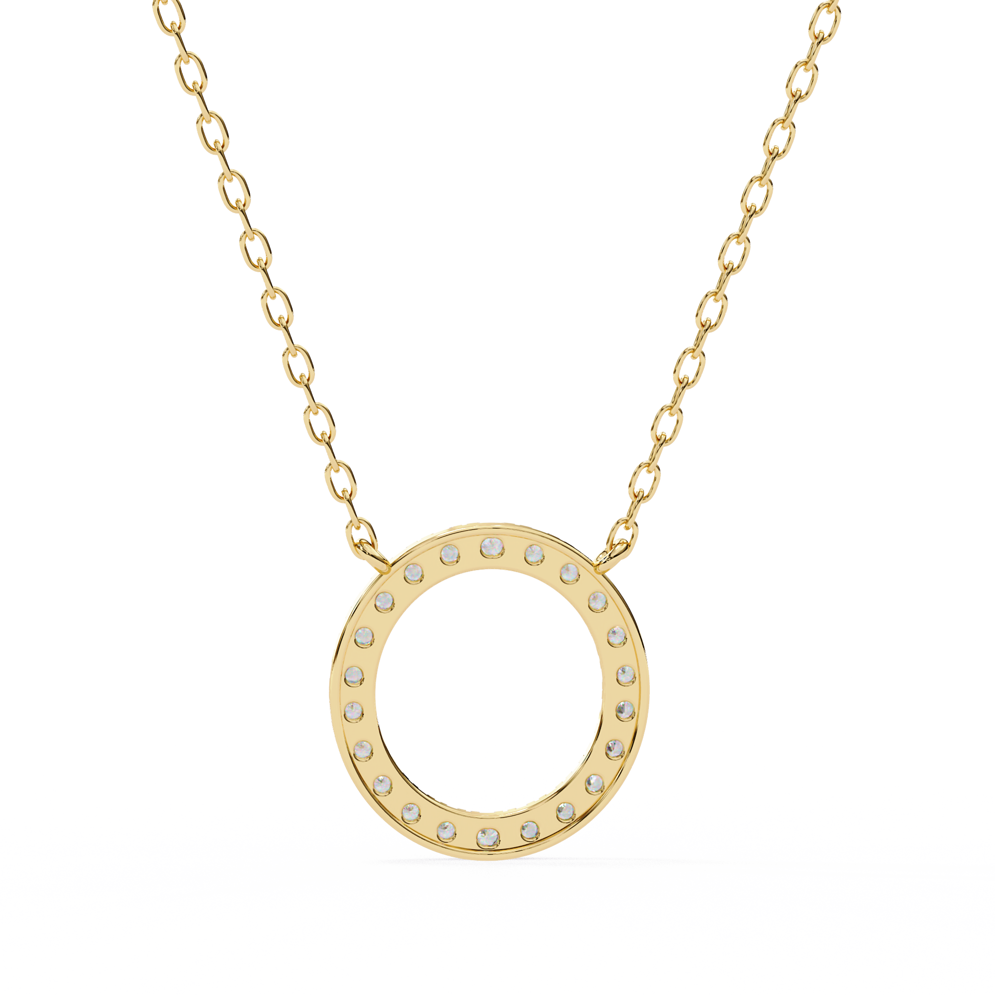 0.34 ct Sunrise Spark Pendant 9k