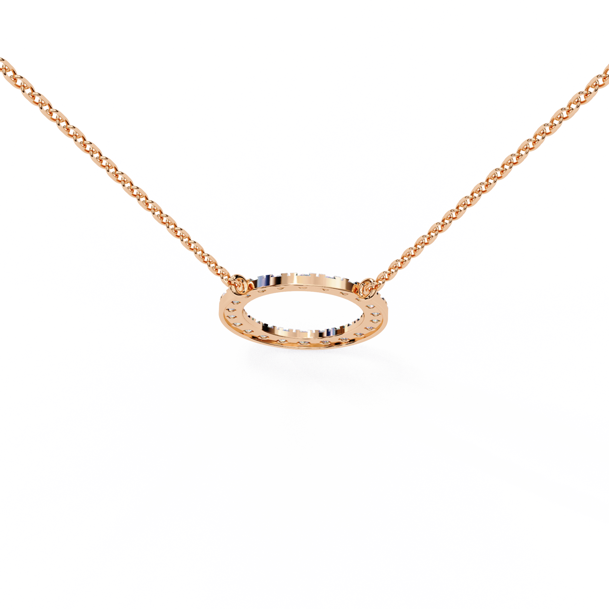 0.34 ct Sunrise Spark Pendant 9k