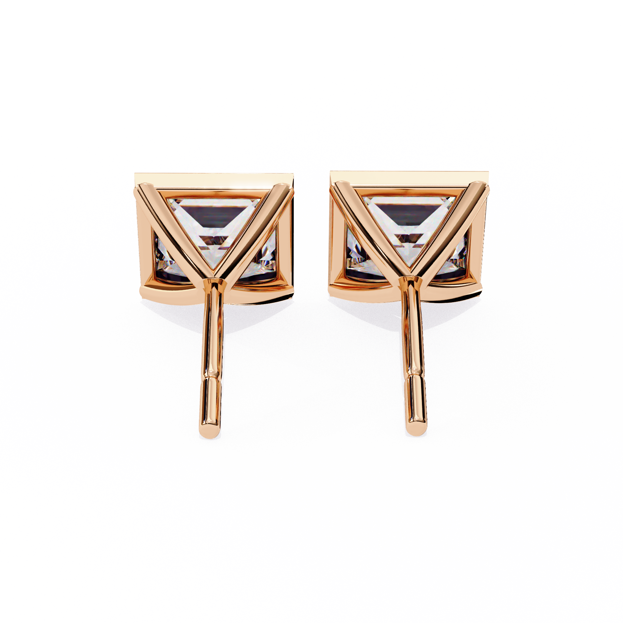 1.77 ct Radiant Majesty Earrings 9k