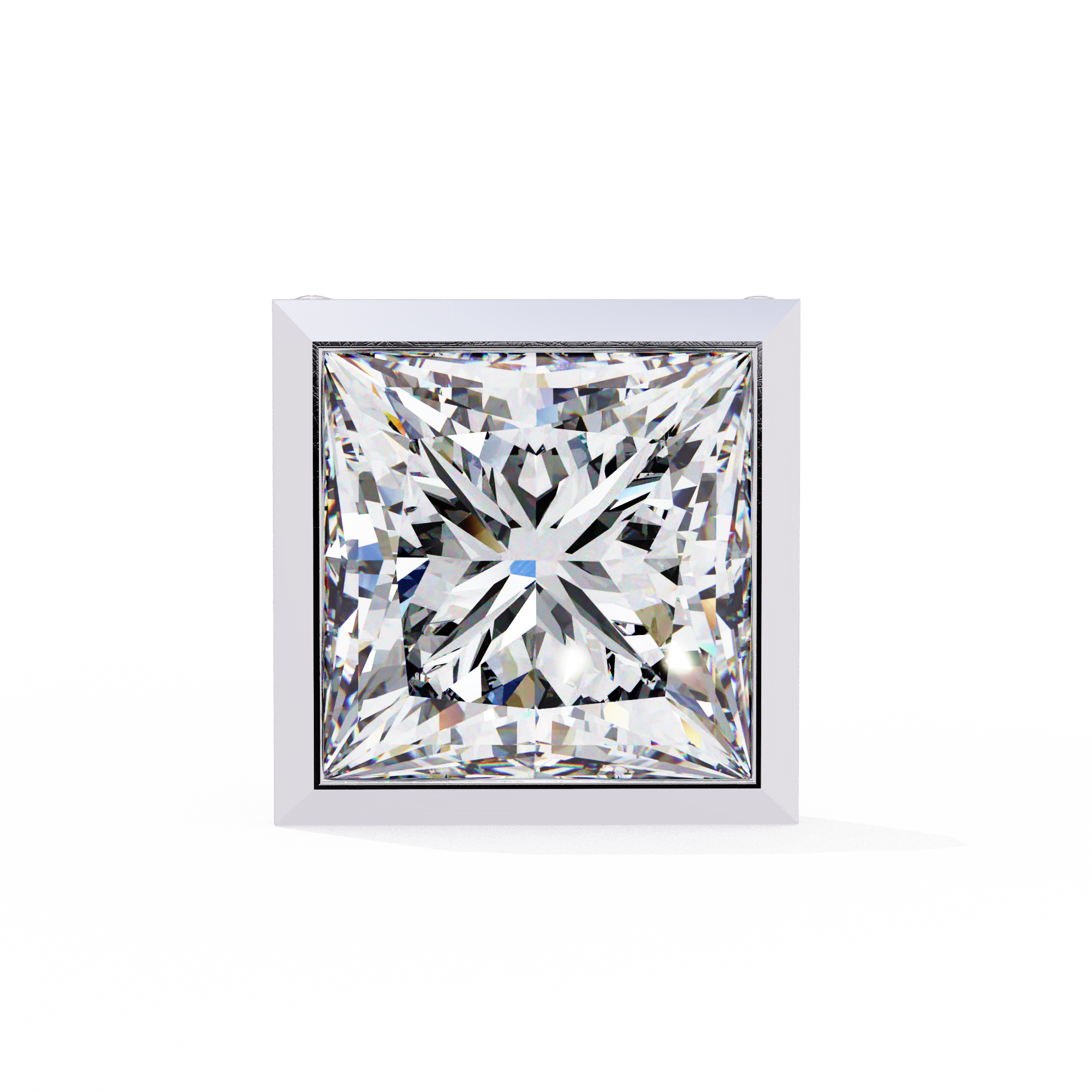 1.77 ct Radiant Majesty Earrings 9k