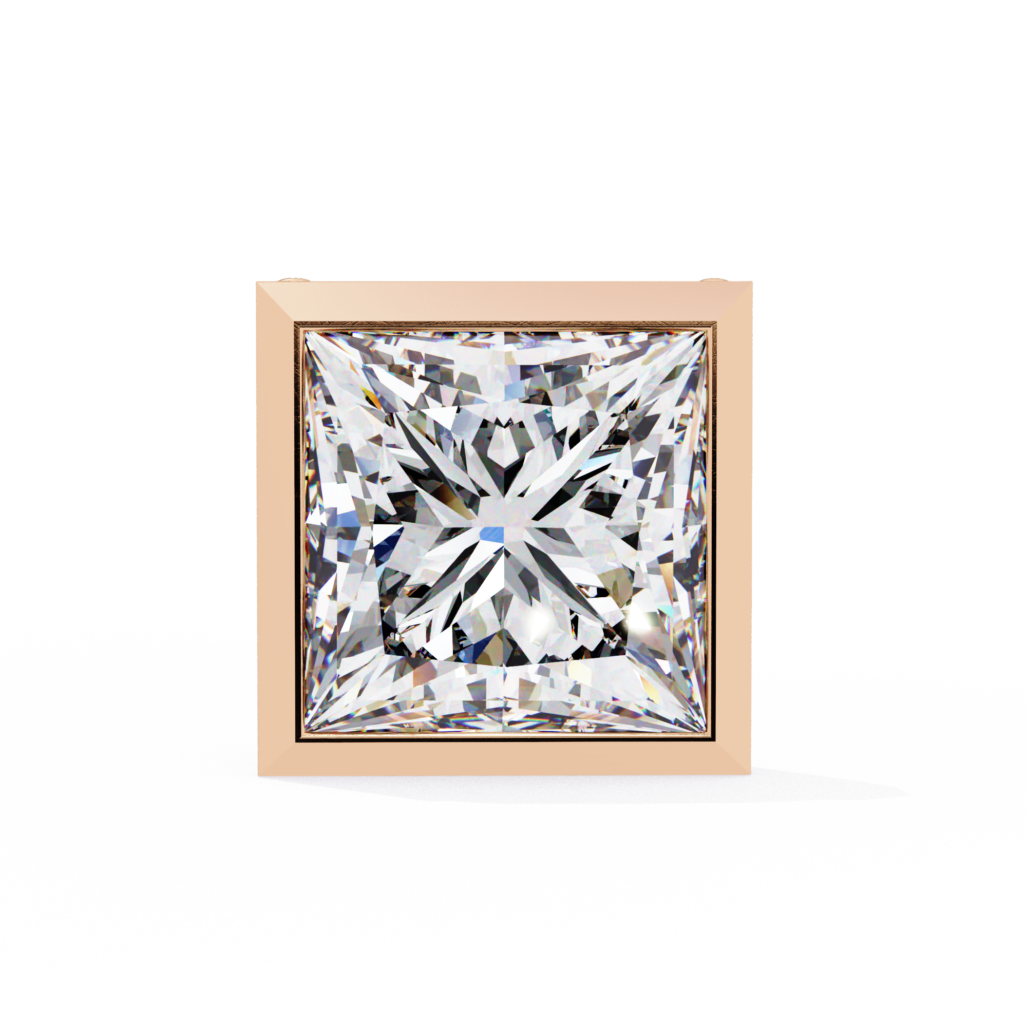 1.77 ct Radiant Majesty Earrings 9k