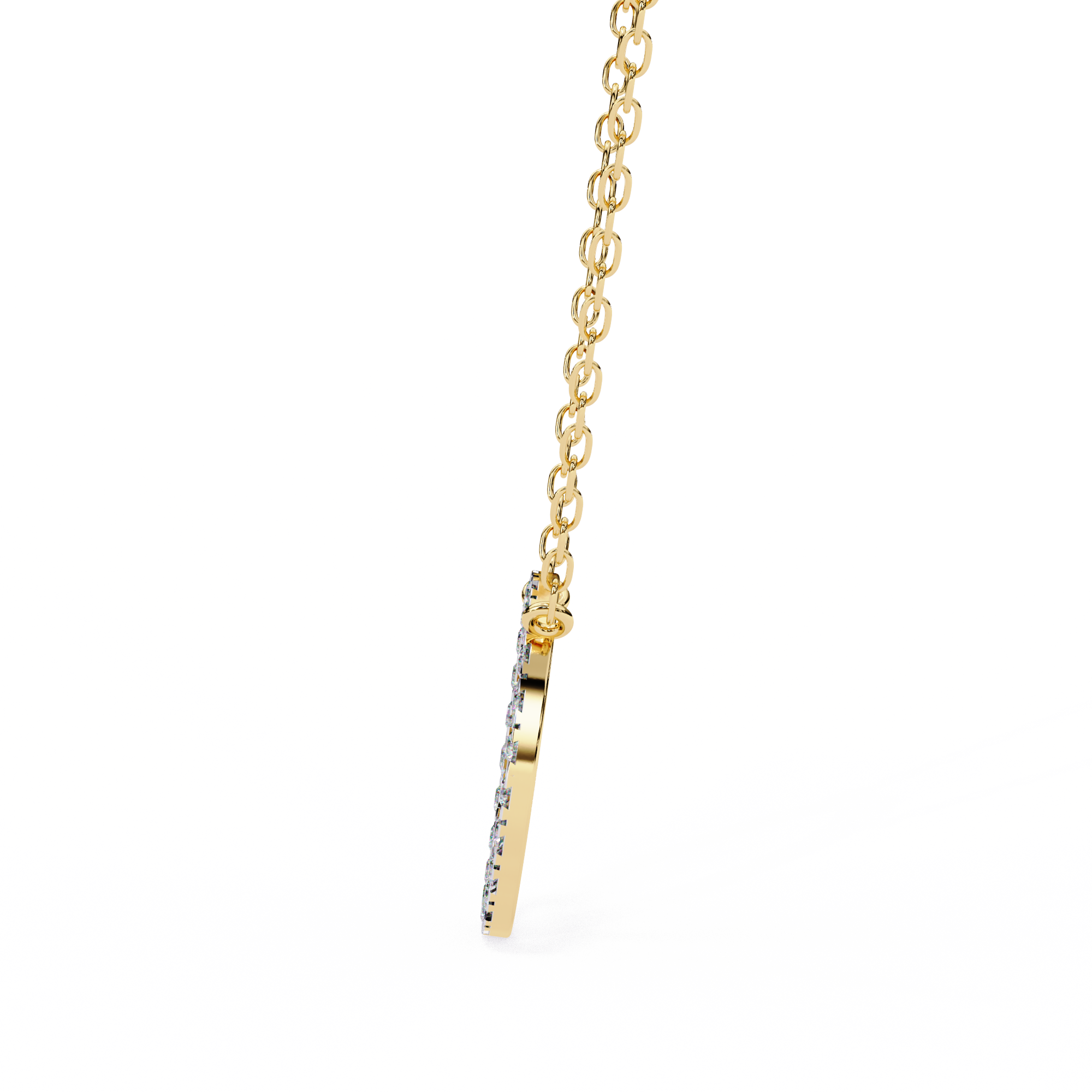 0.34 ct Sunrise Spark Pendant 9k