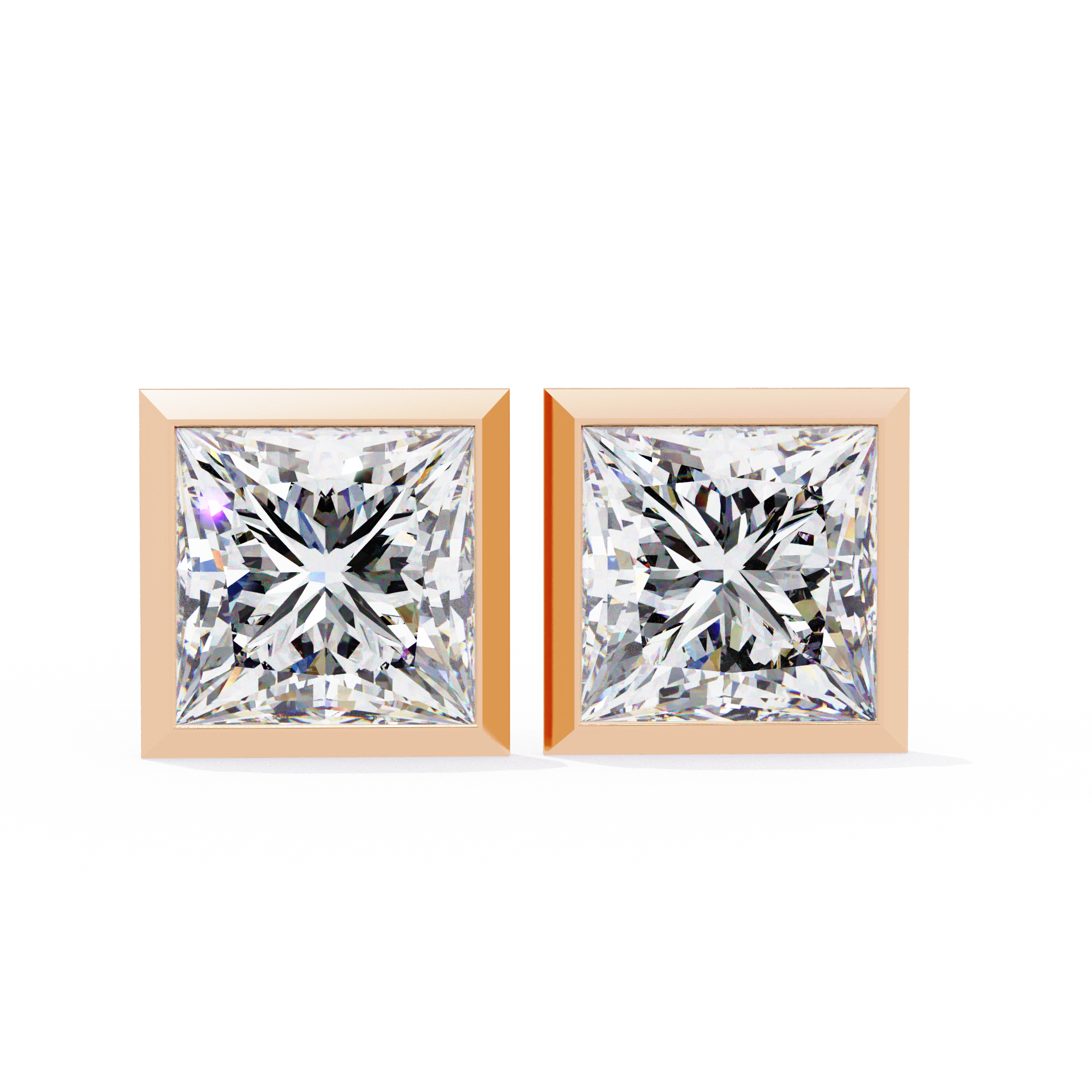 1.77 ct Radiant Majesty Earrings 9k