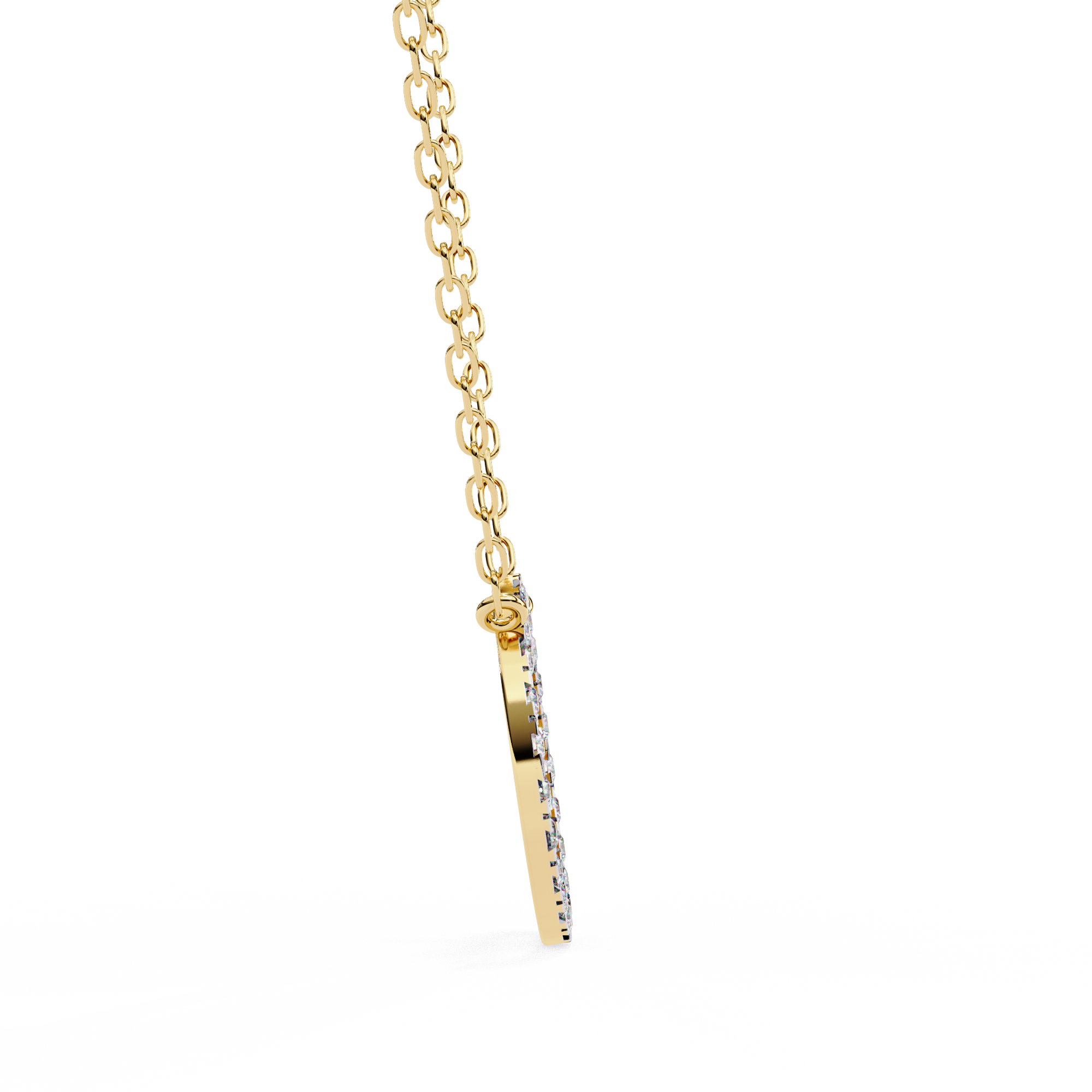 0.34 ct Sunrise Spark Pendant 9k