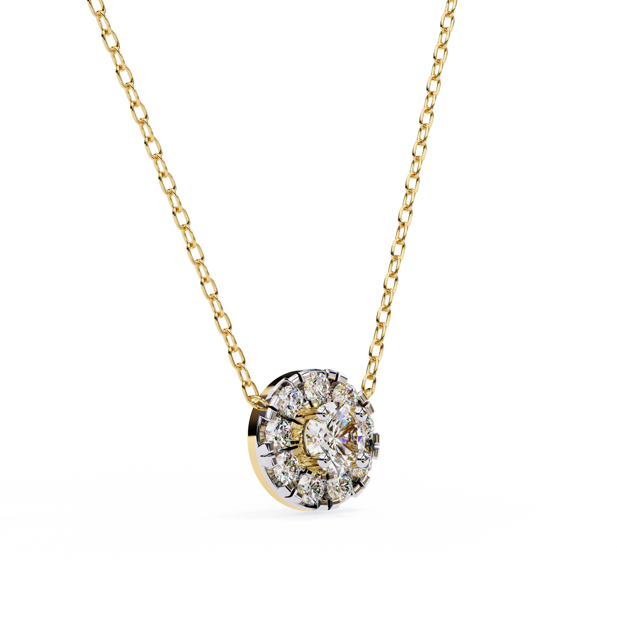 0.24 ct Eclipse Shine Pendant 9k