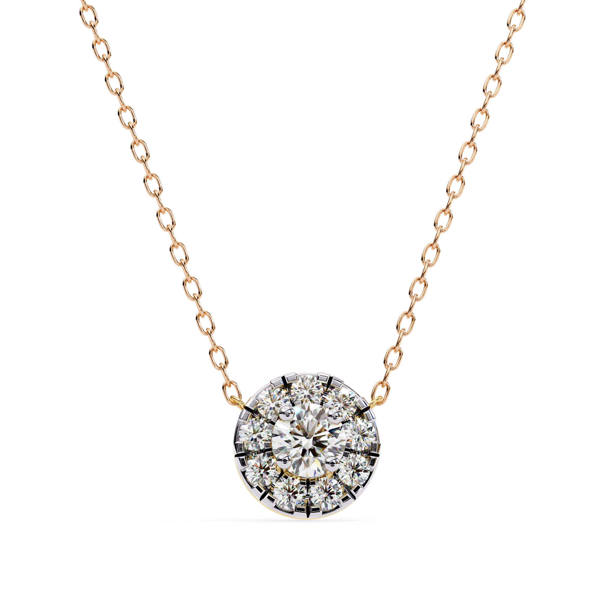 0.24 carat round pendant