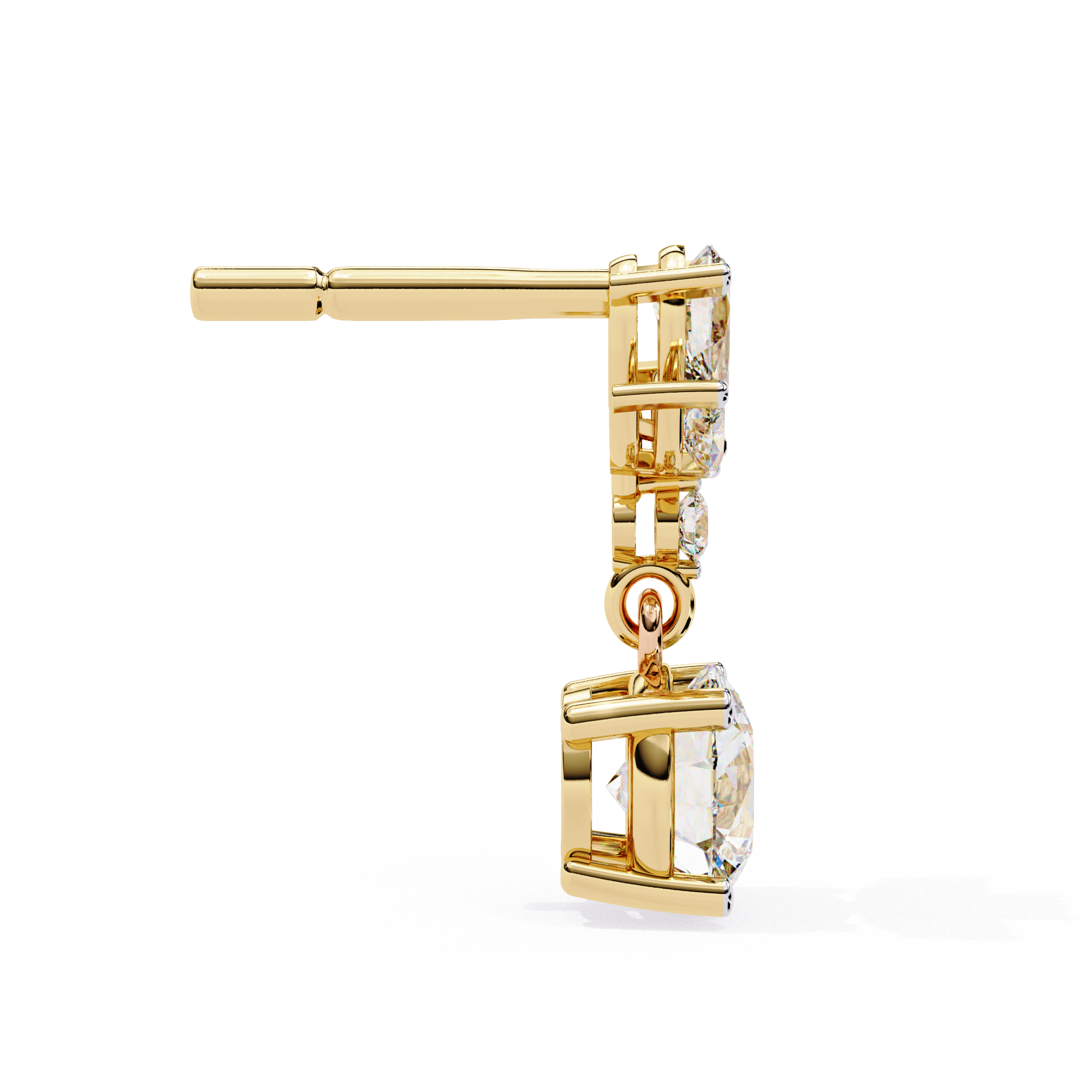 1.45 ct Aurora Cascade Earrings 9k
