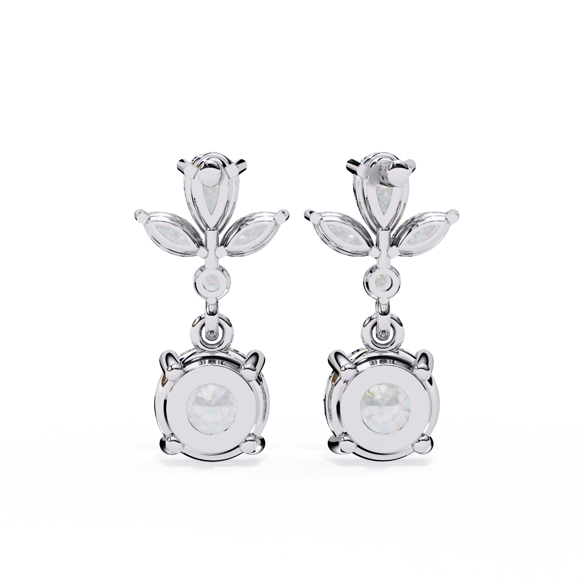 1.45 ct Aurora Cascade Earrings 9k