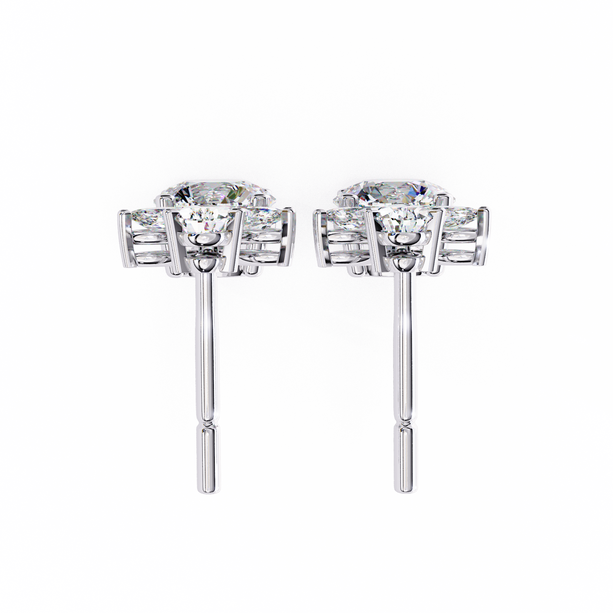 1.45 ct Aurora Cascade Earrings 9k