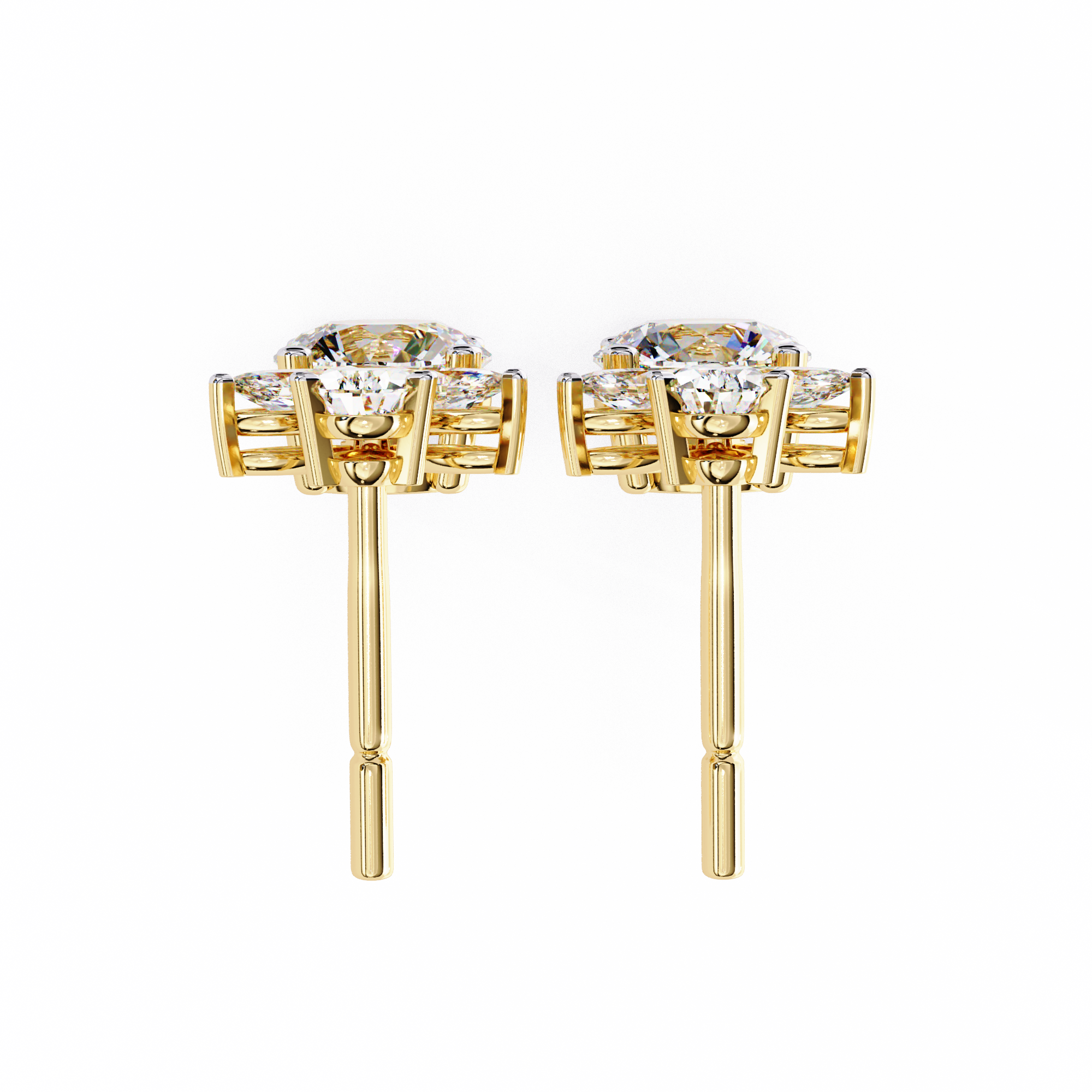 1.45 ct Aurora Cascade Earrings 9k