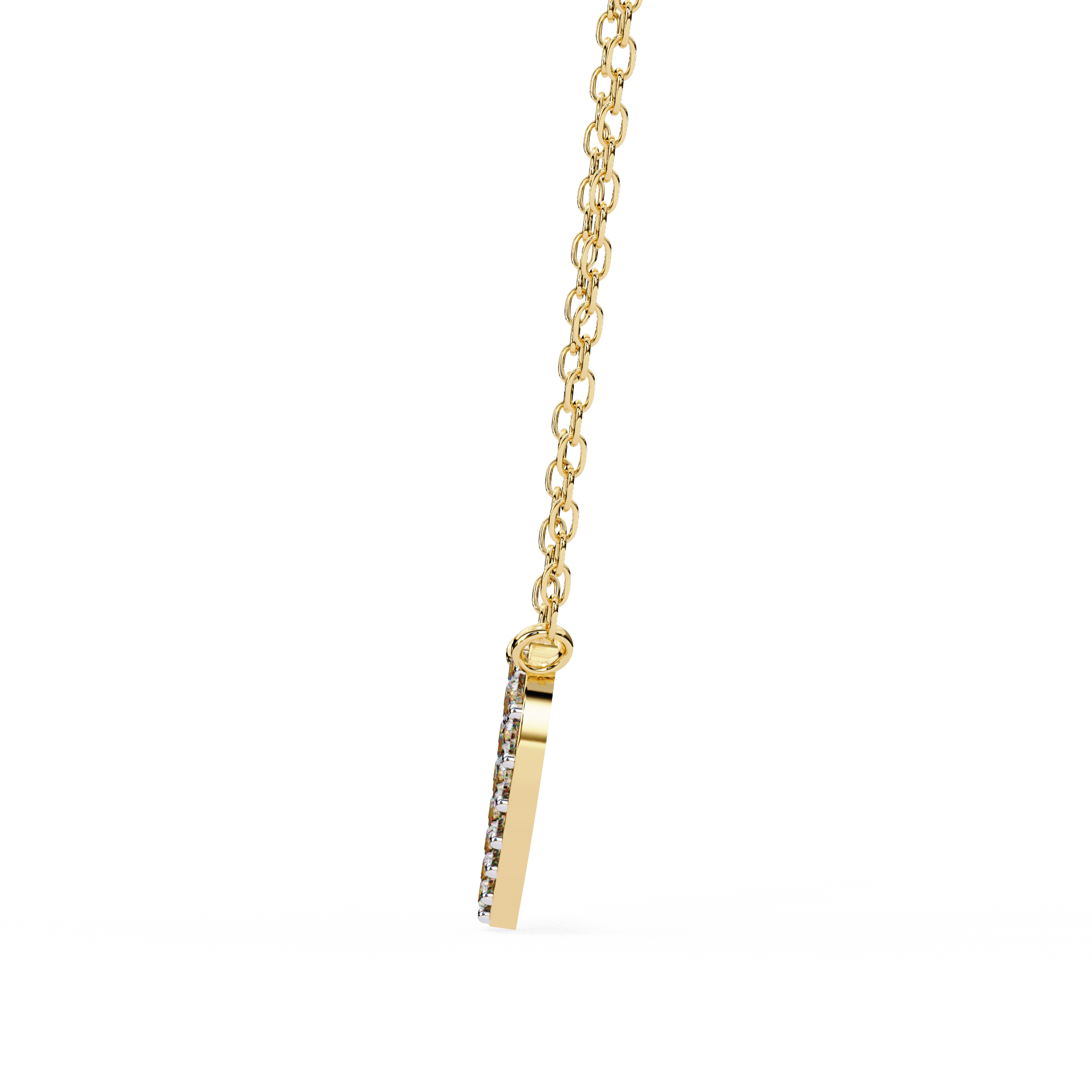 0.21 ct Golden Radiance Pendant 9k