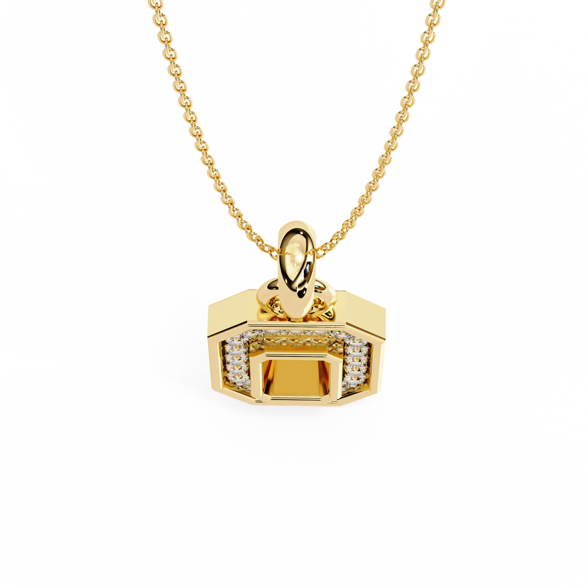 0.16 ct Twilight Orb Pendant 9k