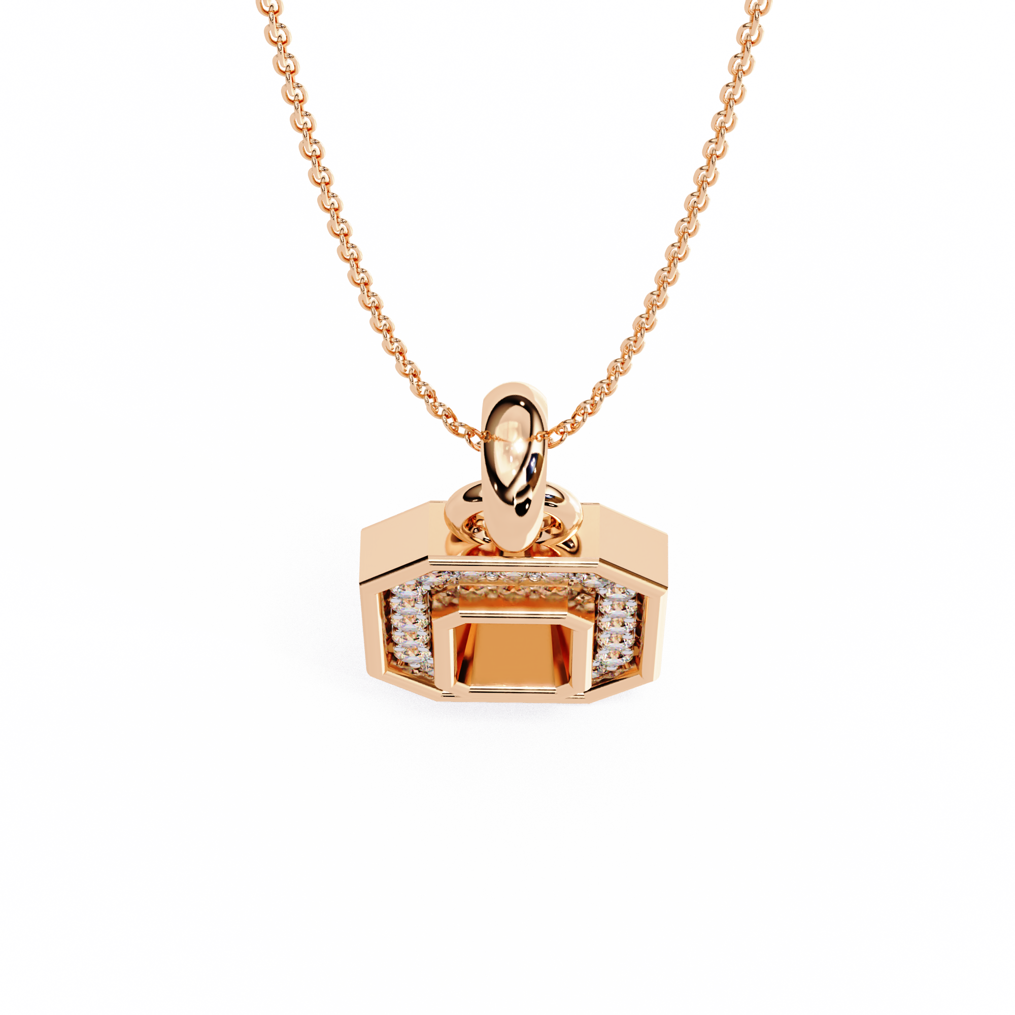 0.16 ct Twilight Orb Pendant 9k