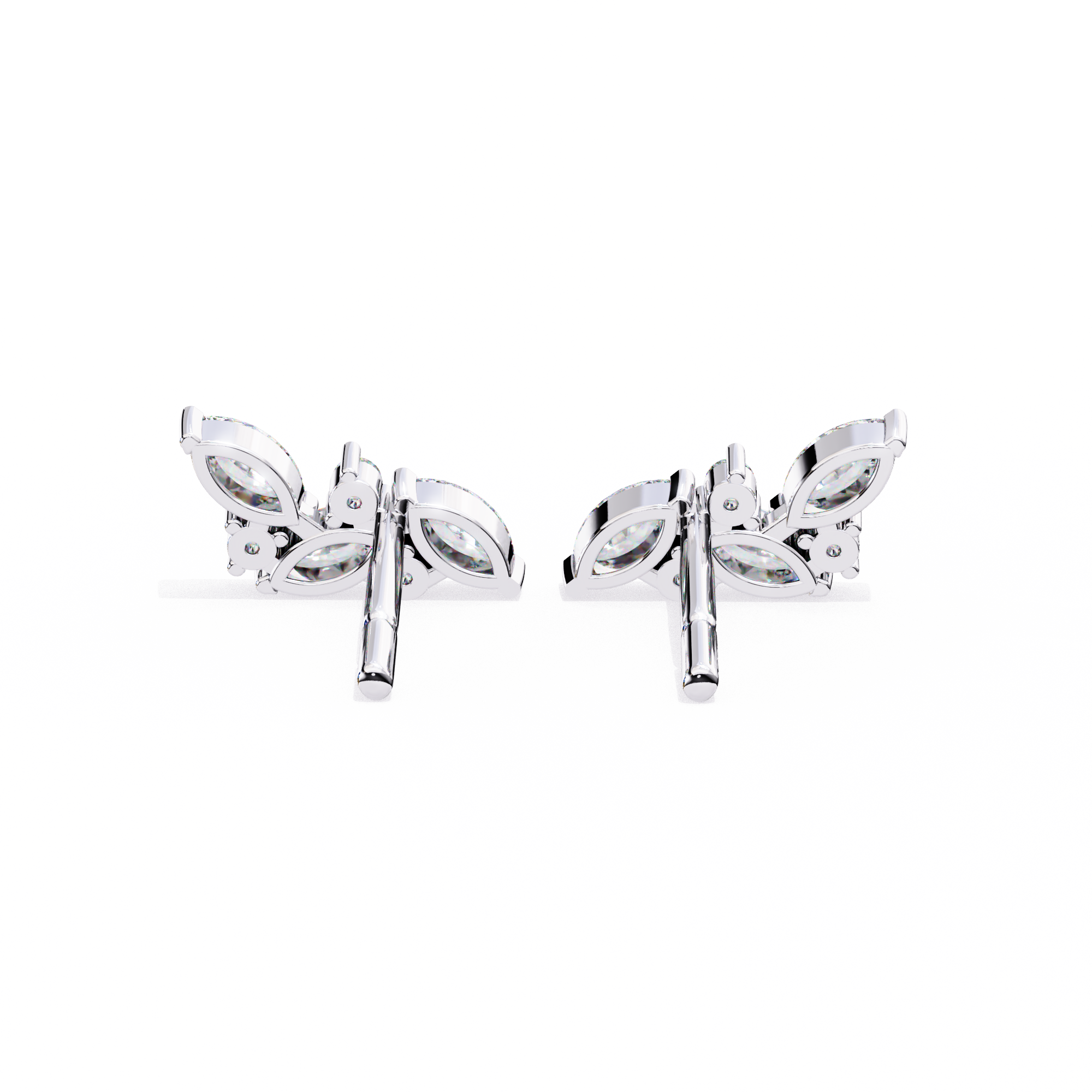0.35 ct Celestial Arc Earrings 9k