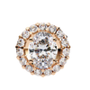 0.97 ct Radiant Fusion Pendant 18K