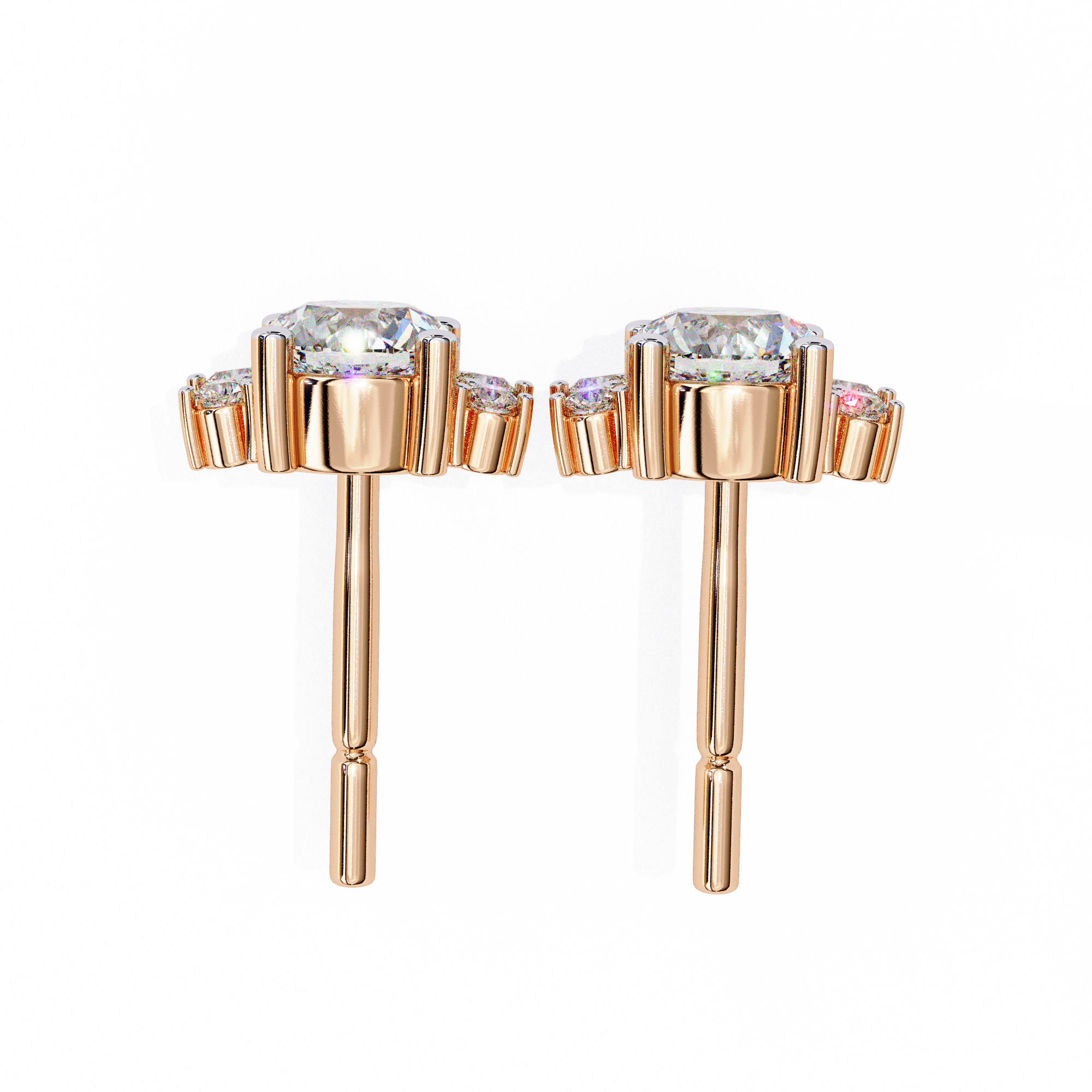 0.68 ct Soleil Light Earrings 9k