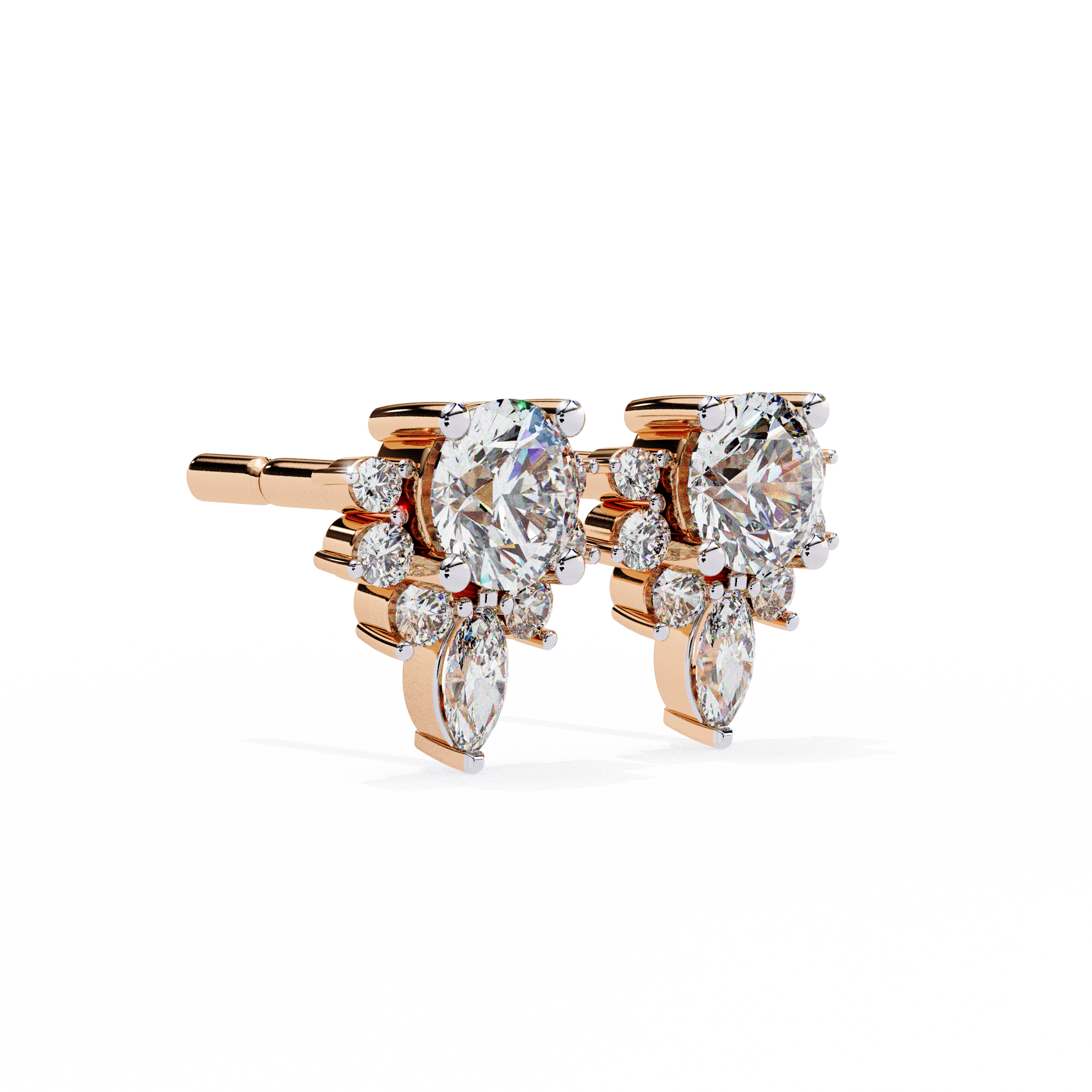 0.68 ct Soleil Light Earrings 9k