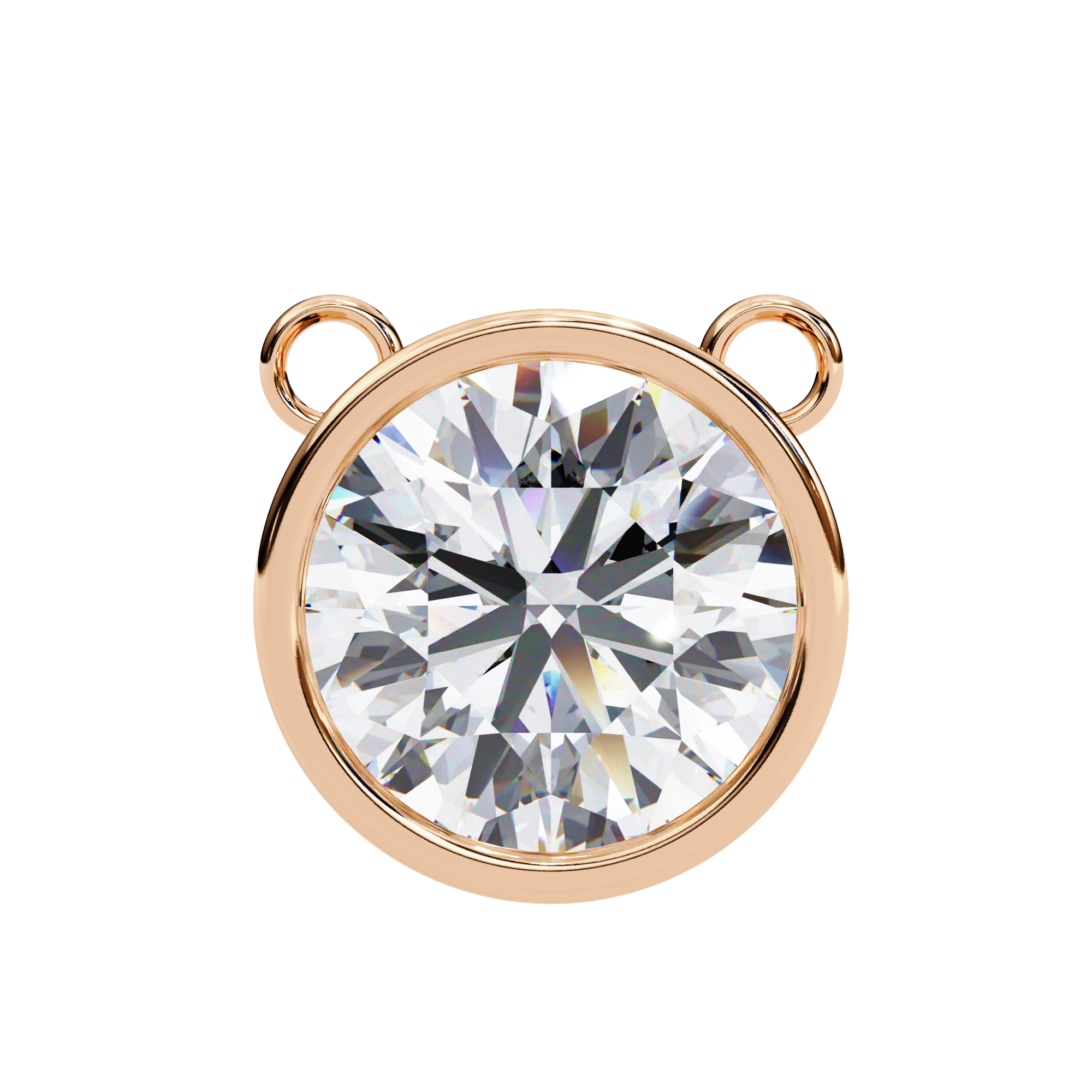 1.78 carat round pendant