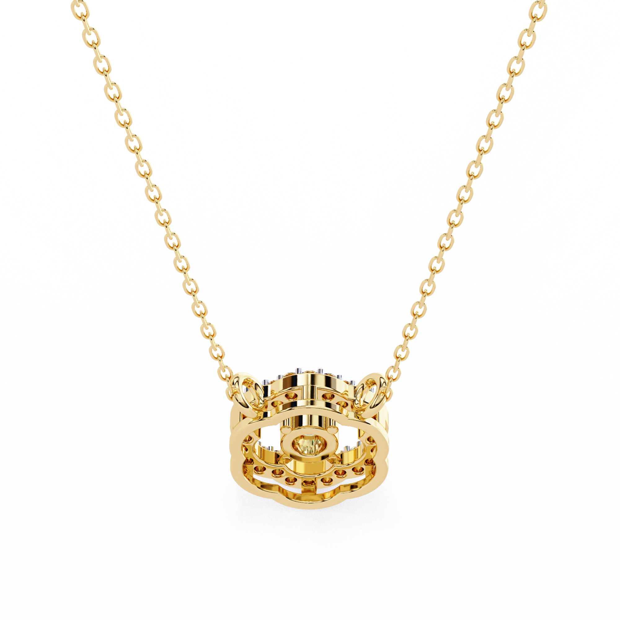 0.62 carat round pendant