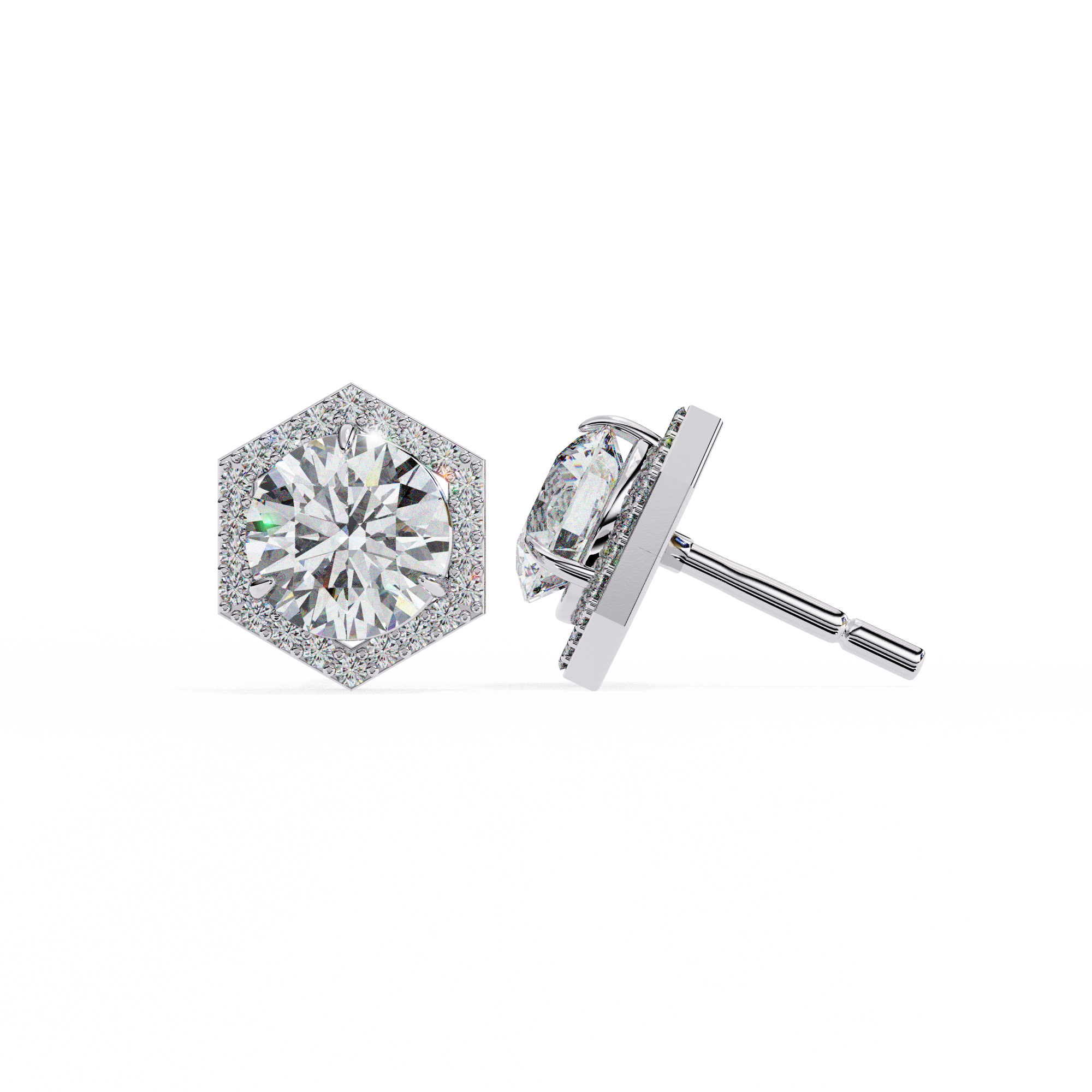 2.10 ct Infinity Luxe Earrings 9k