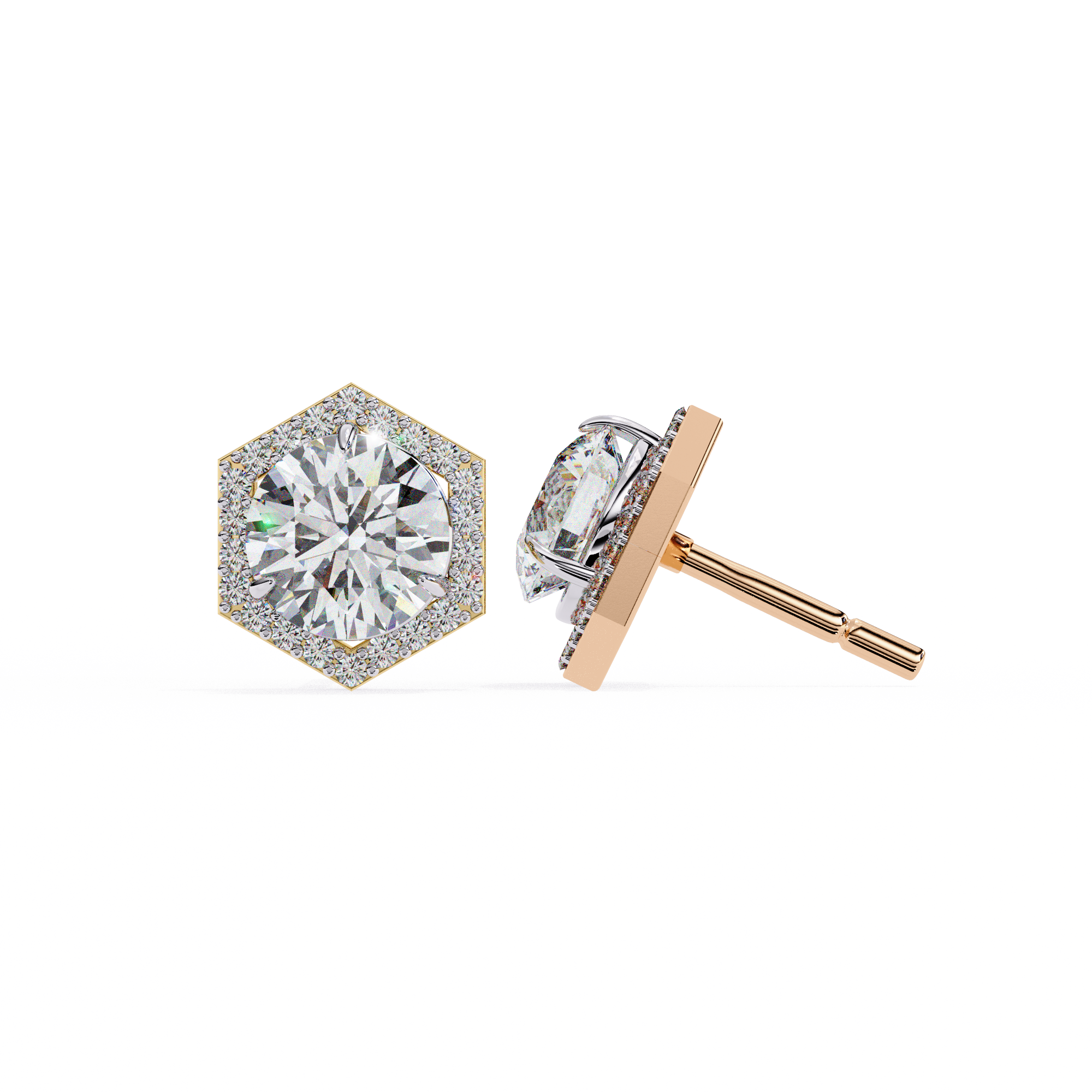 2.10 ct Infinity Luxe Earrings 9k