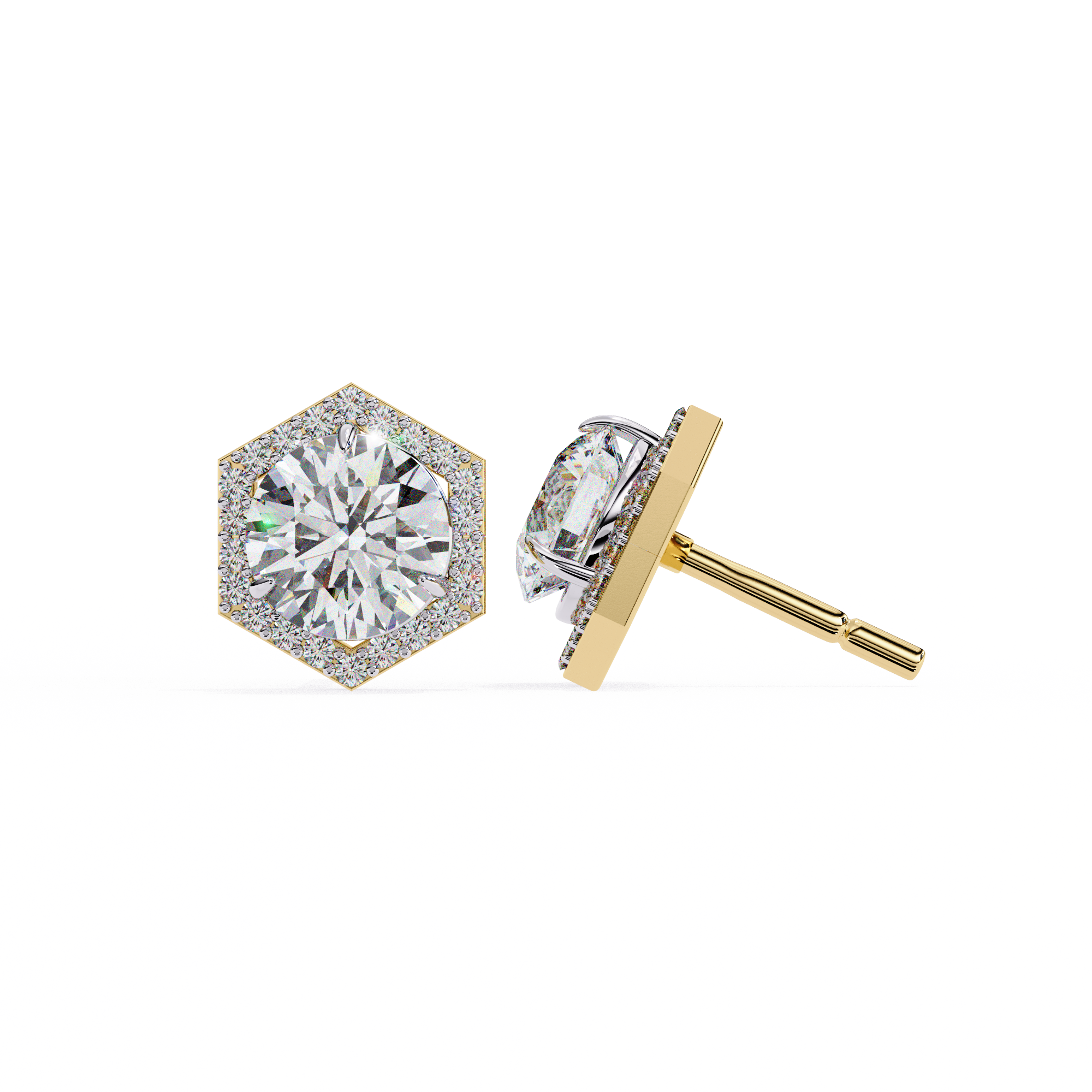 2.10 ct Infinity Luxe Earrings 9k