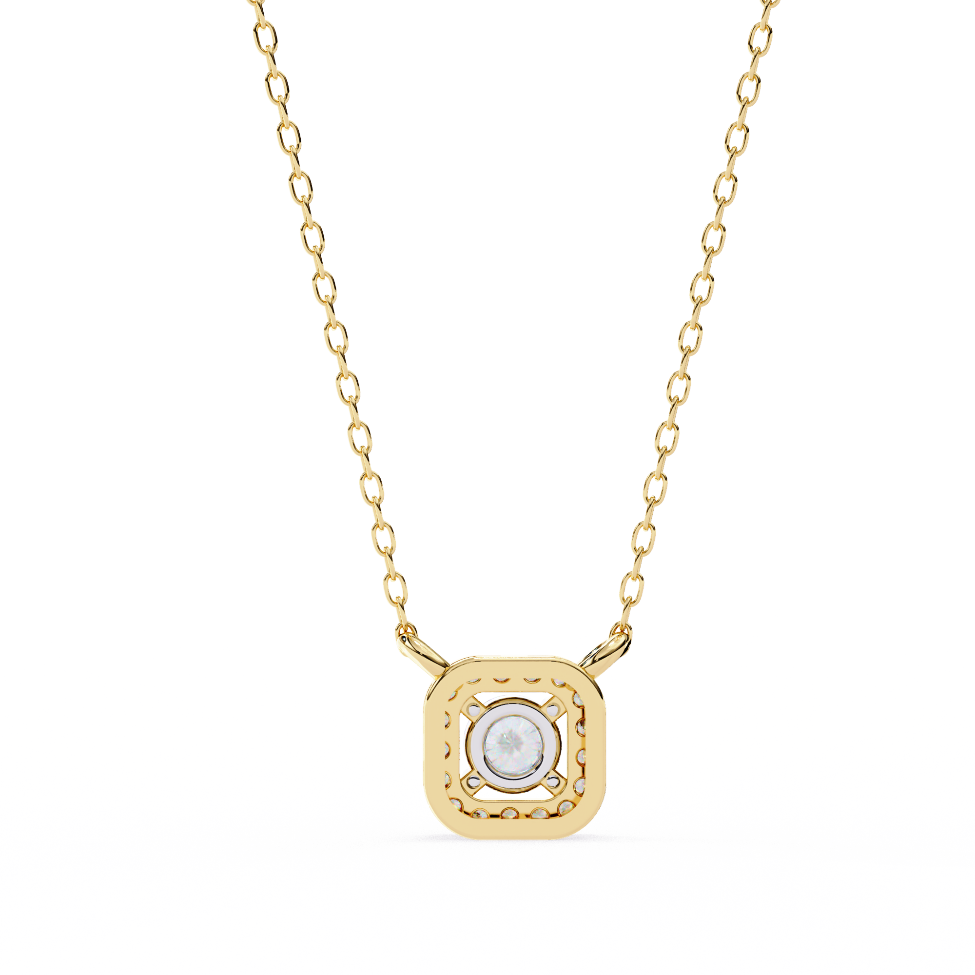 0.30 ct Timeless Halo Pendant 9k