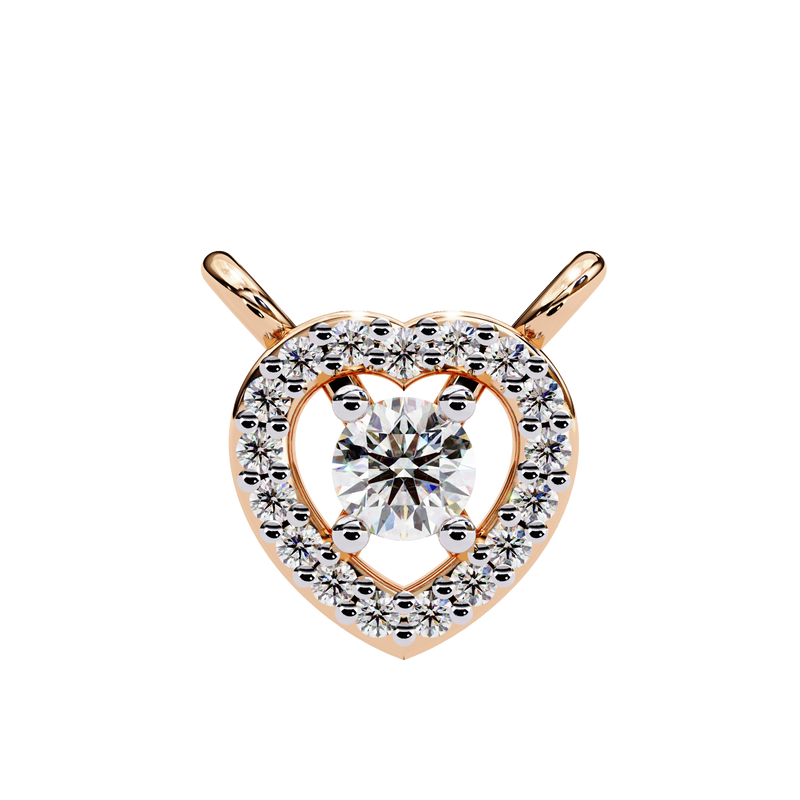 0.07 ct Solstice Beam Pendant 9k