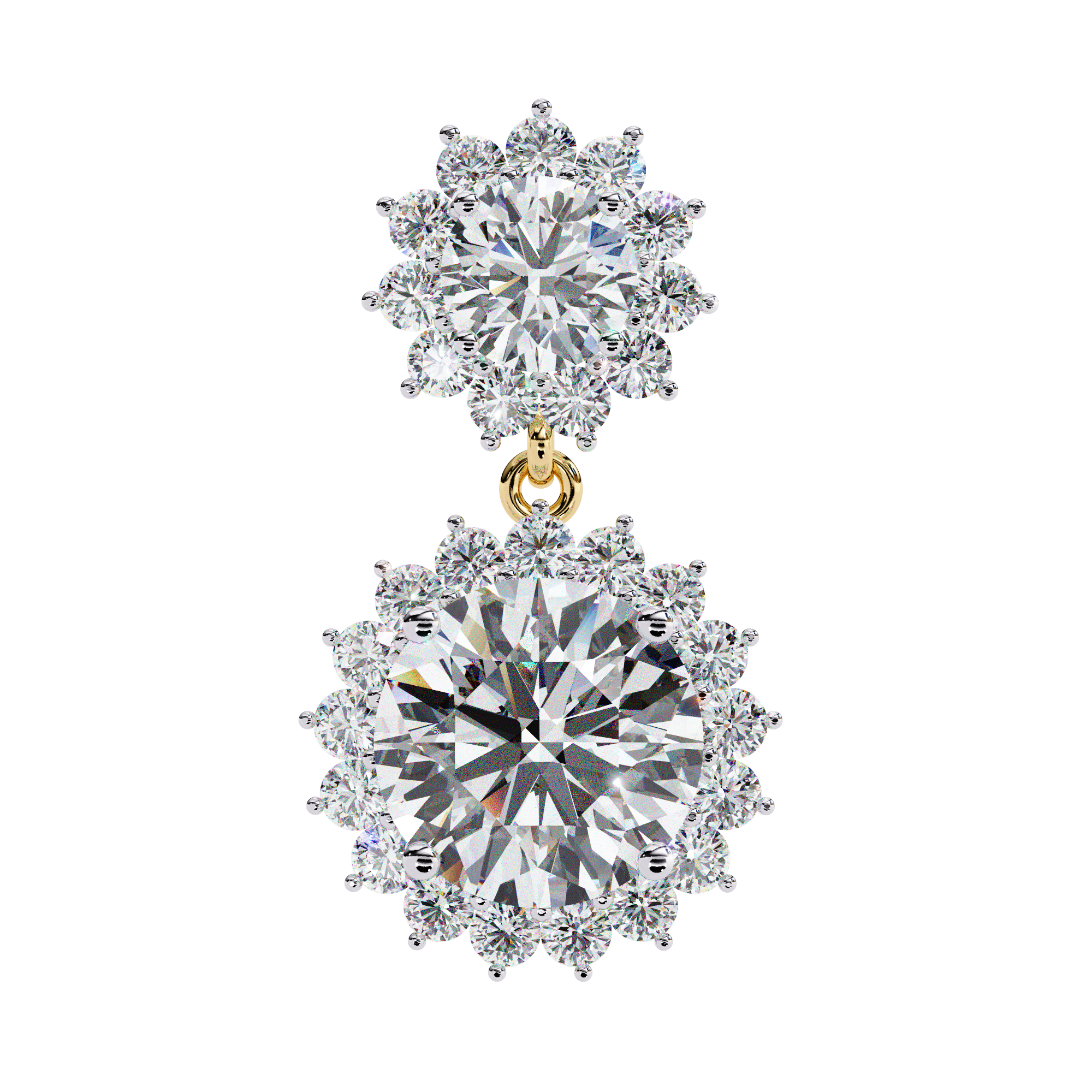 1.17 ct Timeless Arc Earrings 9k