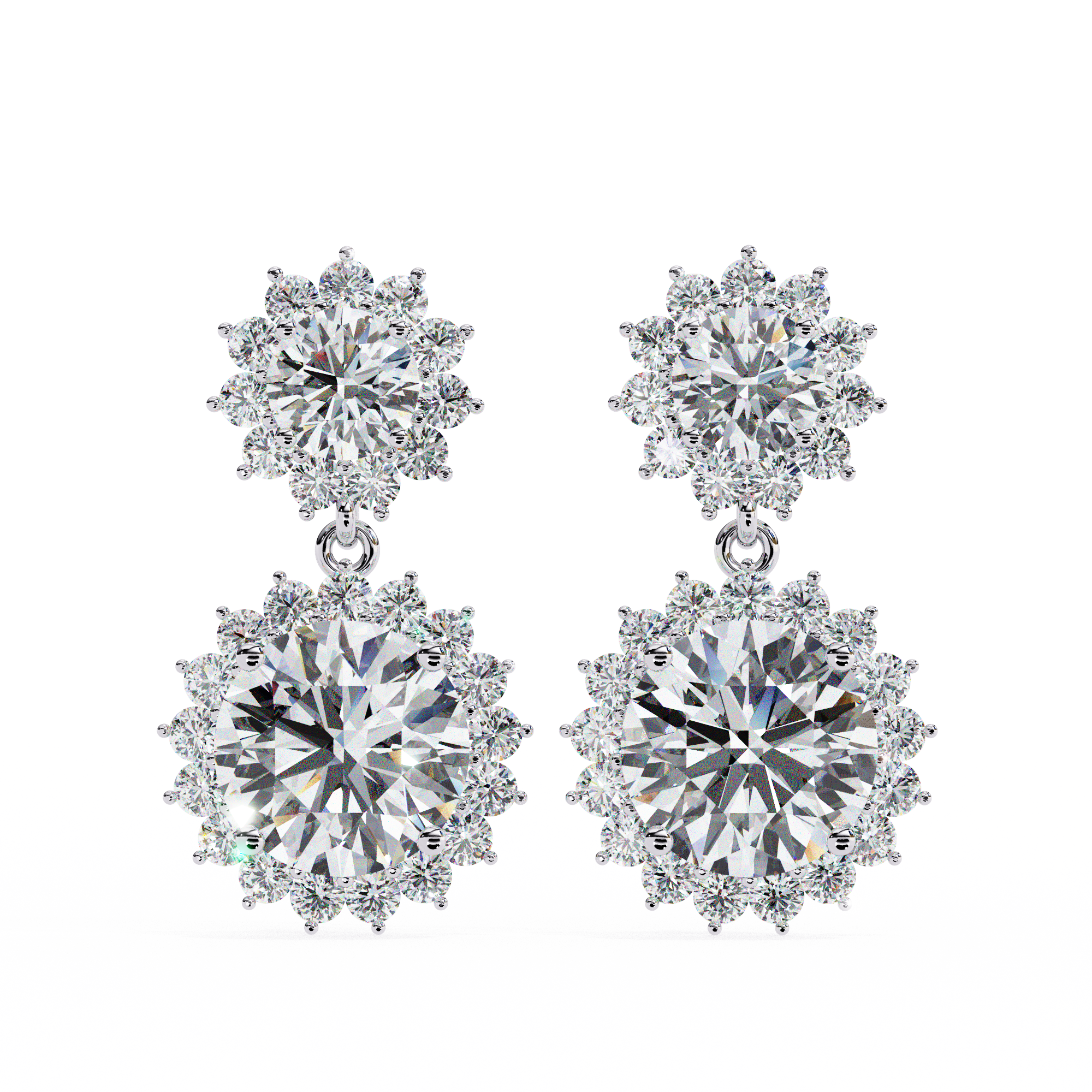 1.17 ct Timeless Arc Earrings 9k