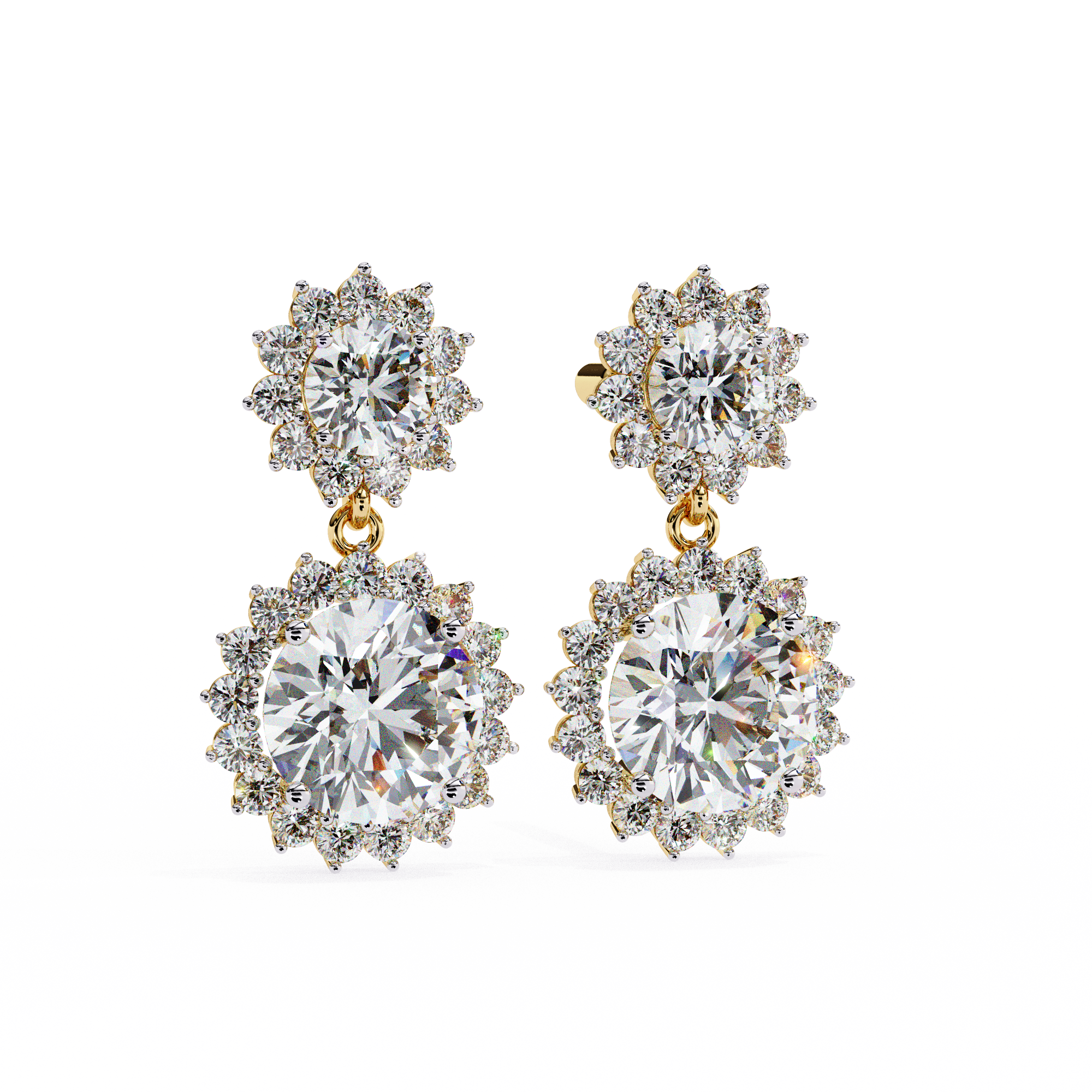 1.17 ct Timeless Arc Earrings 9k